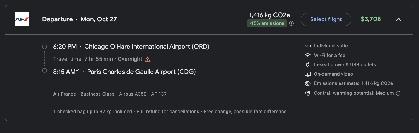 Google Flights ORD CDG Air France Google Flights ORD CDG Air France