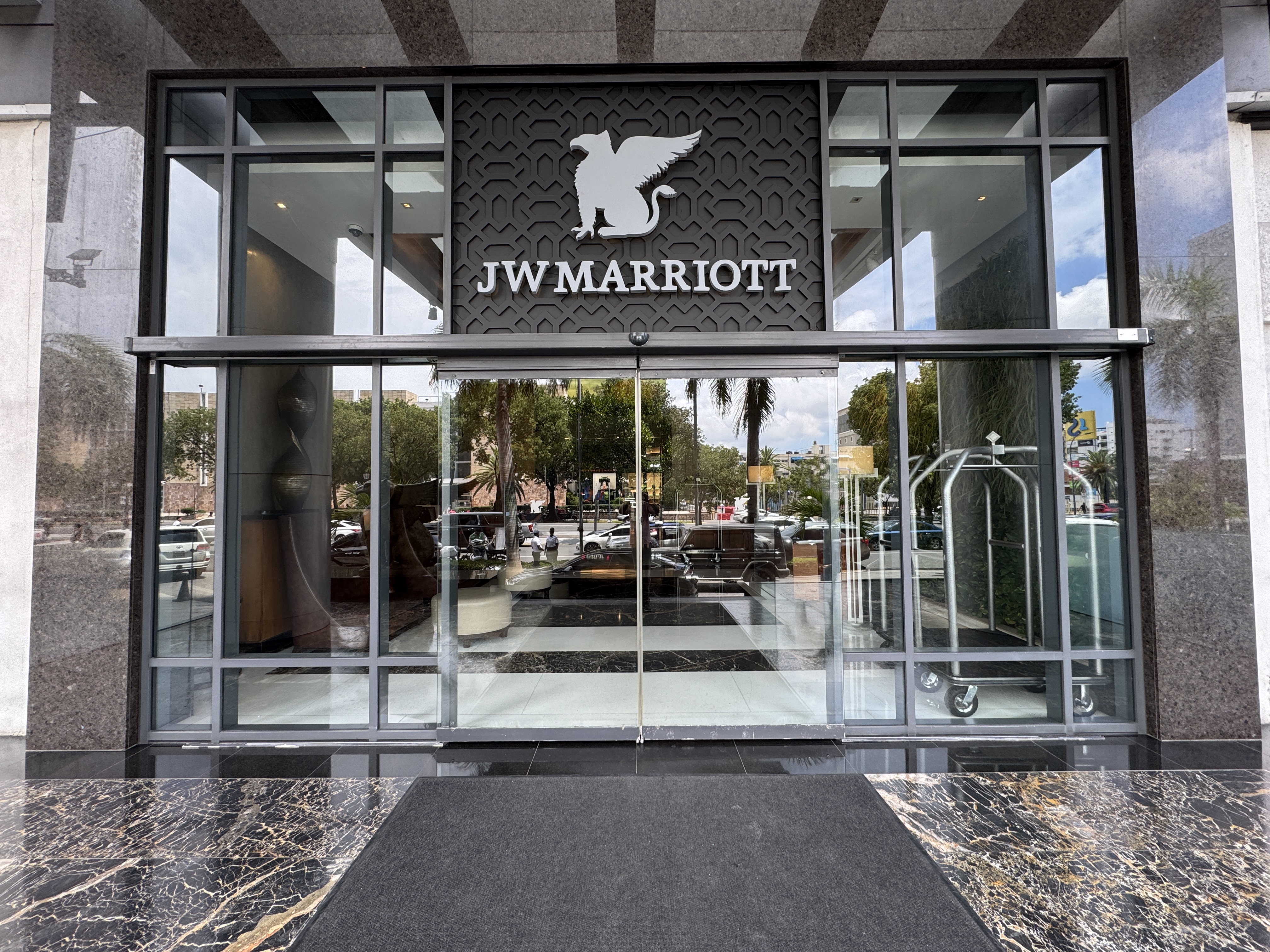 JW Marriott Santo Domingo Sign