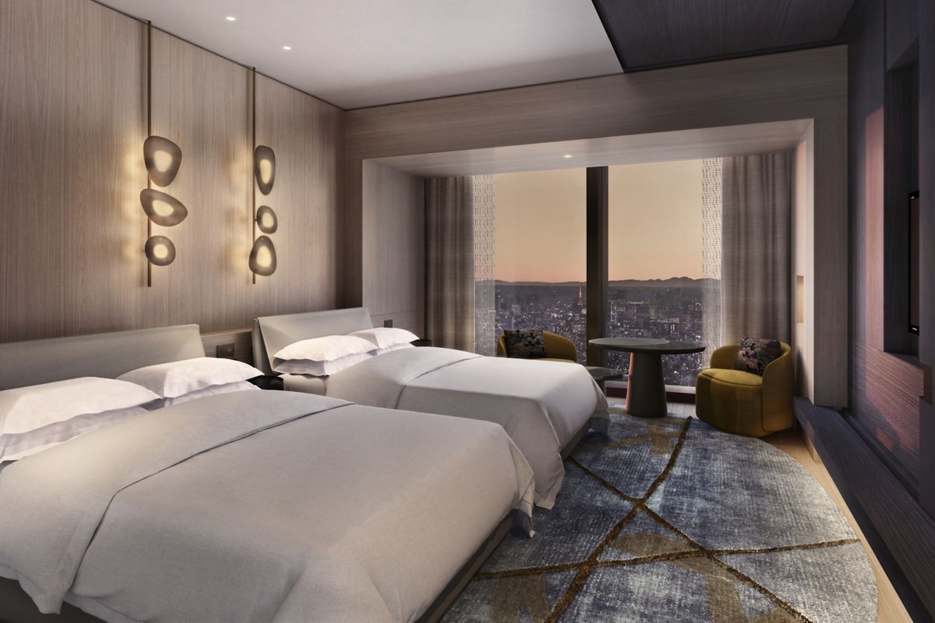 JW Marriott Tokyo Twin Bed Room JW Marriott Tokyo Twin Bed Room