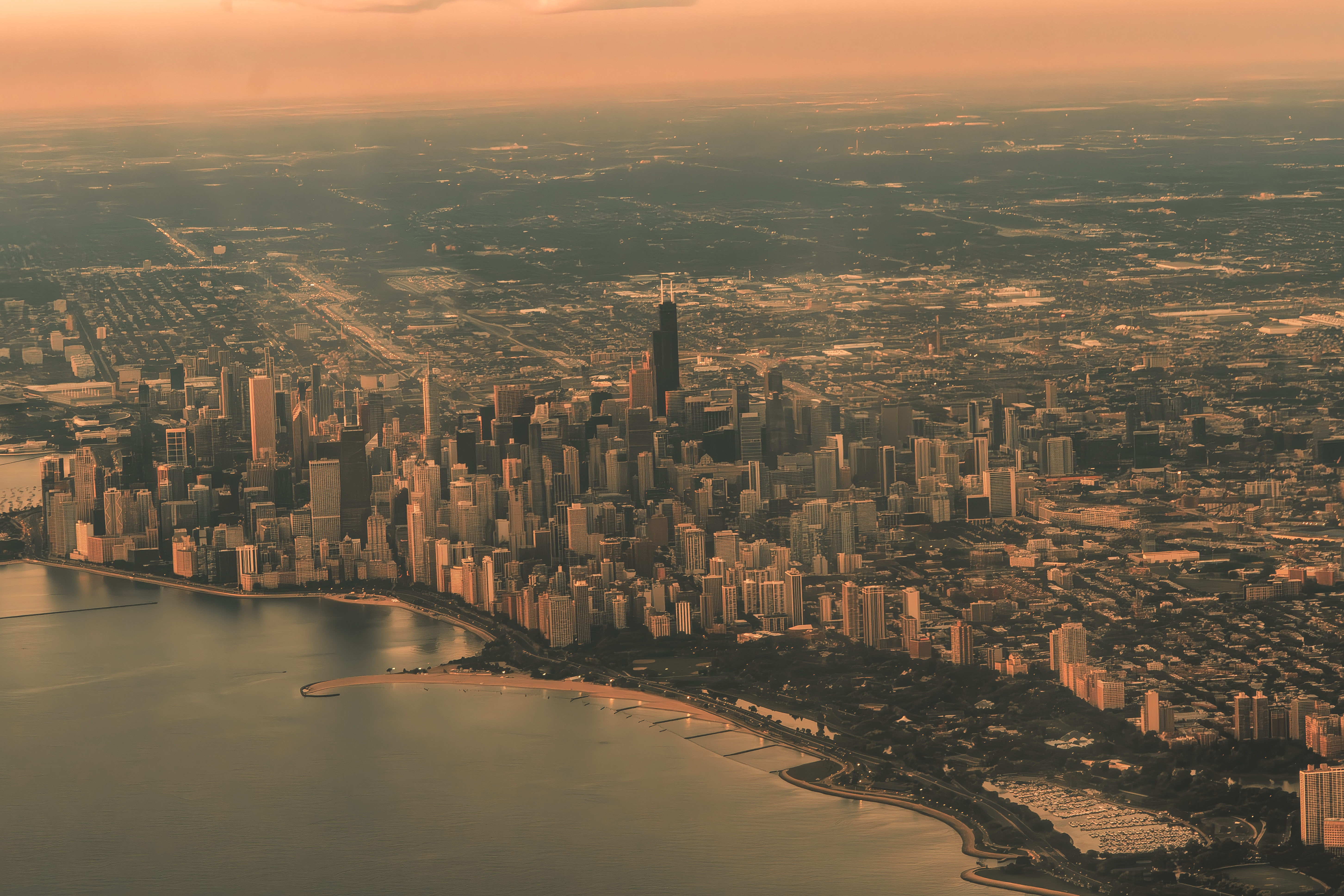 Landing back home in Chicago Landing back home in Chicago