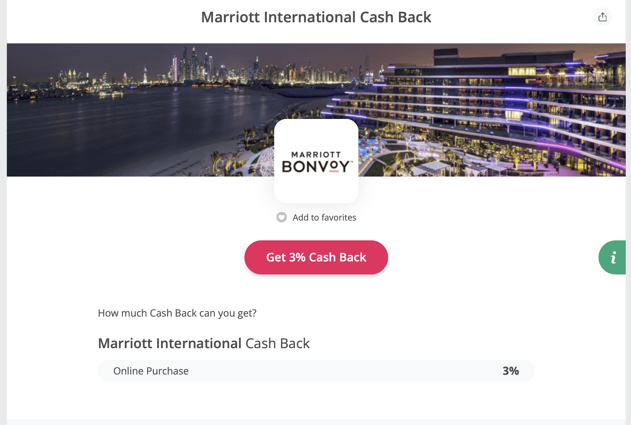 Marriotts Page on TopCashBack Marriotts Page on TopCashBack