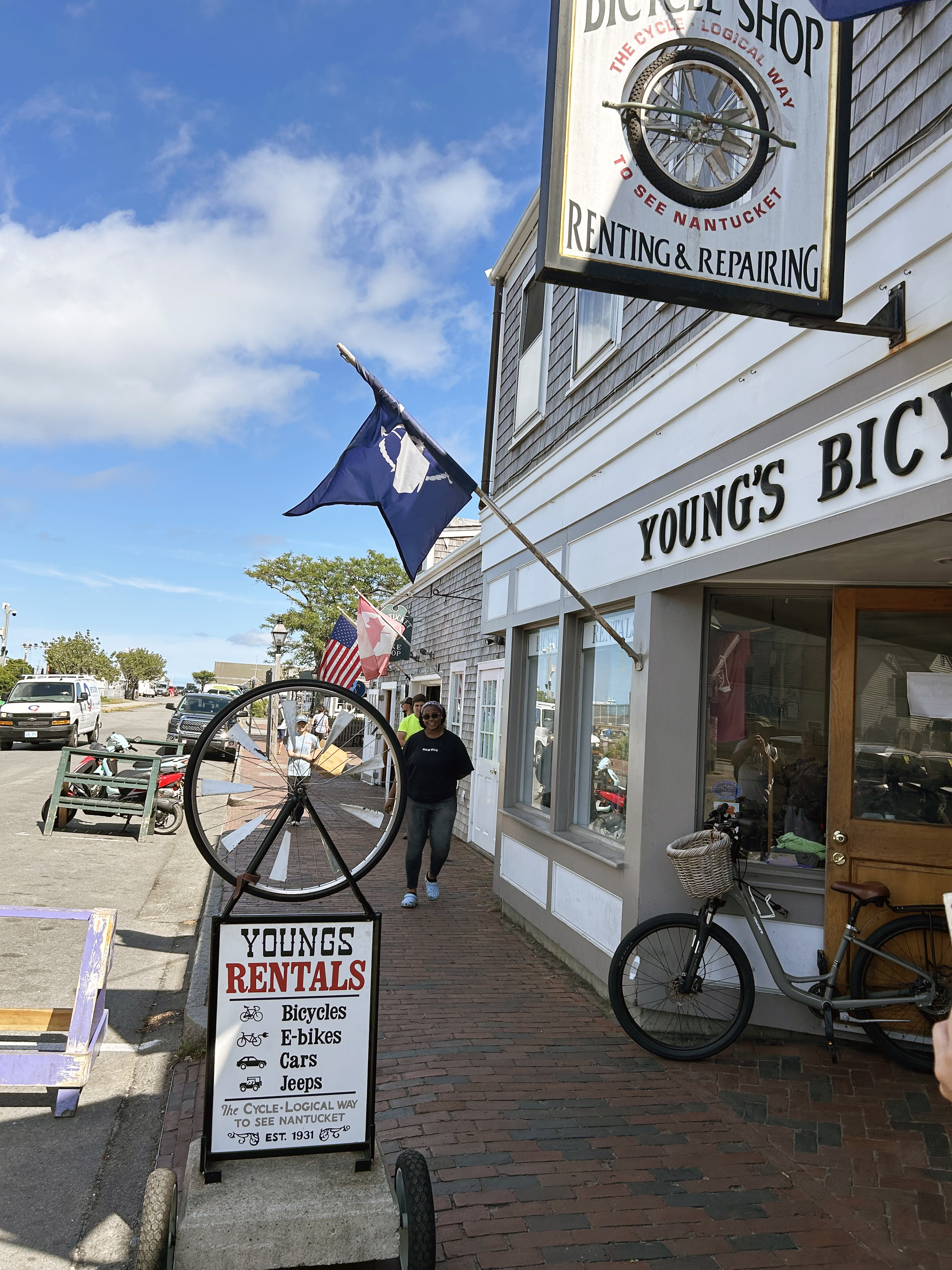 Nantucket Easy Street bicycle shops