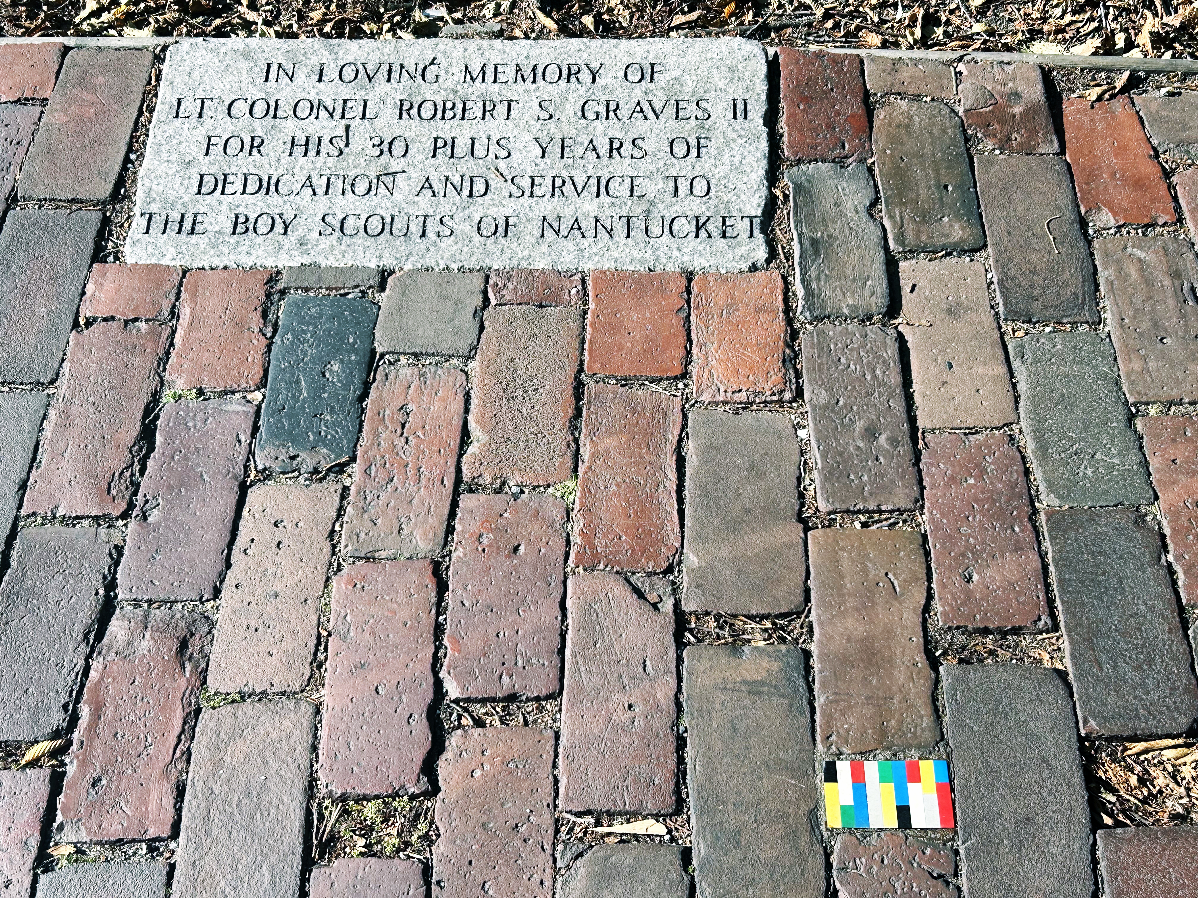 Nantucket historical and Lego markers