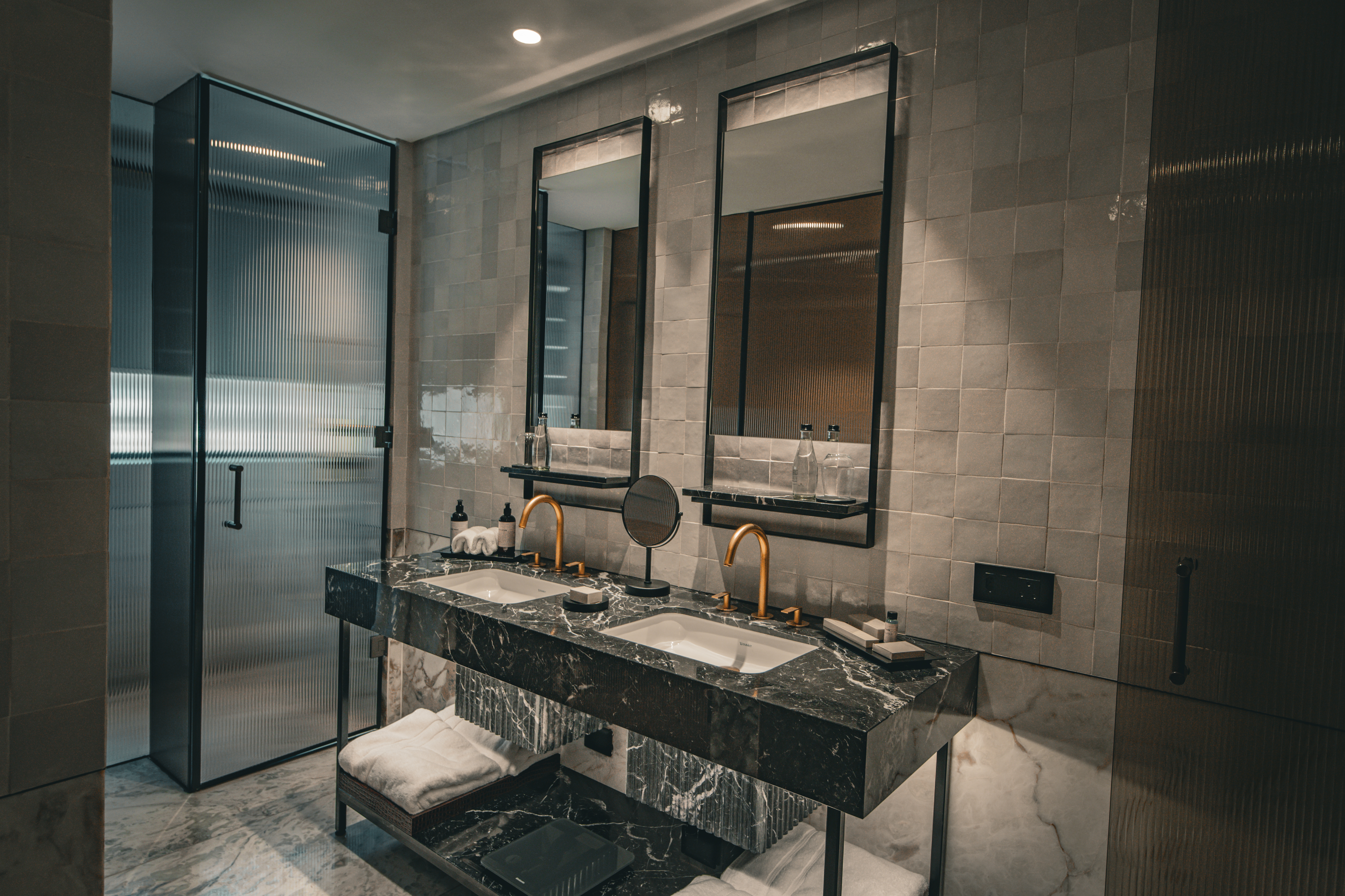 Park Hyatt Johannesburg marble bathroom Park Hyatt Johannesburg marble bathroom