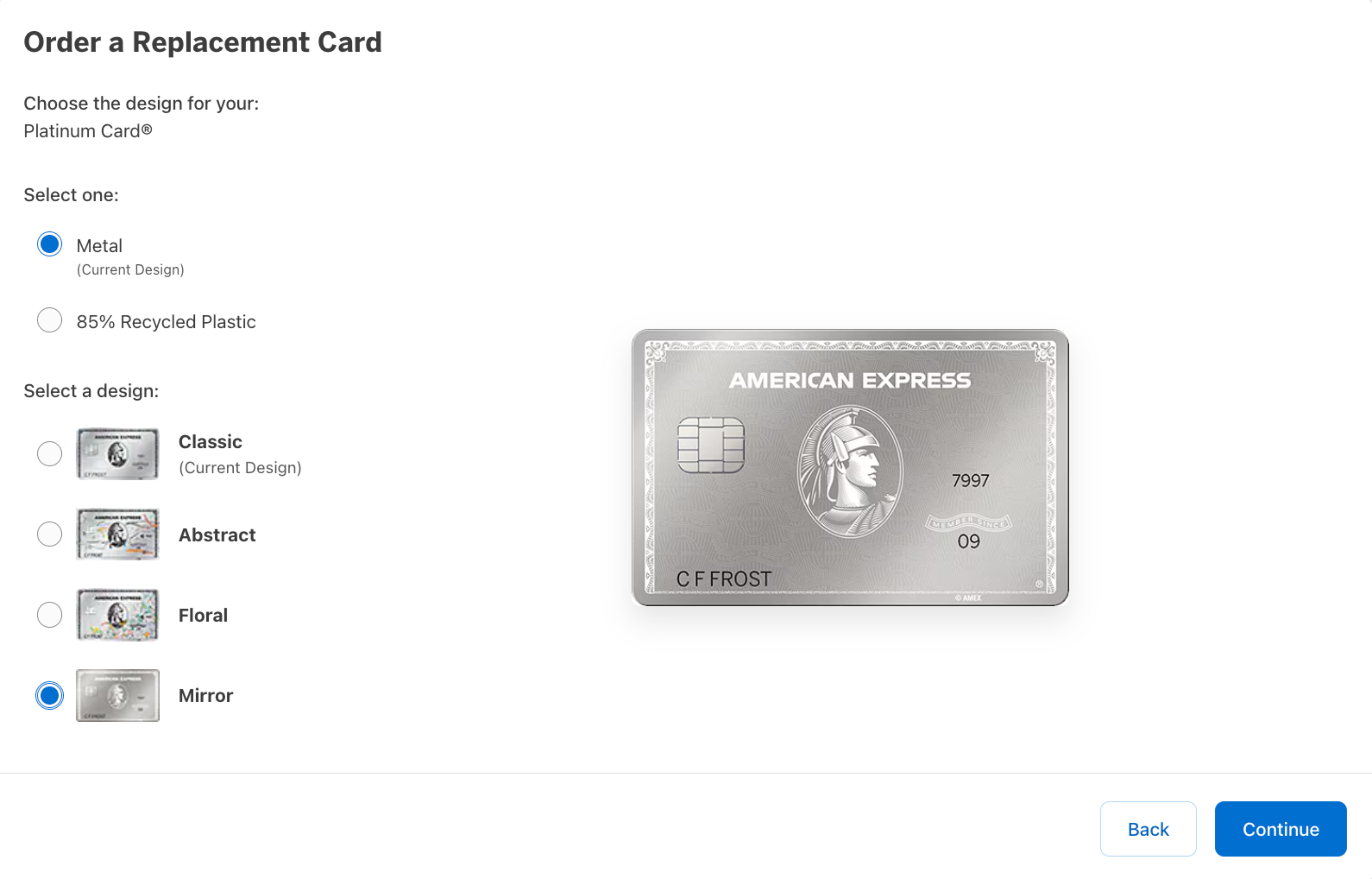 Request Mirror Amex Platinum Request Mirror Amex Platinum