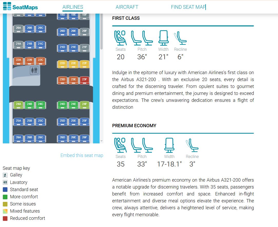 Seat Maps