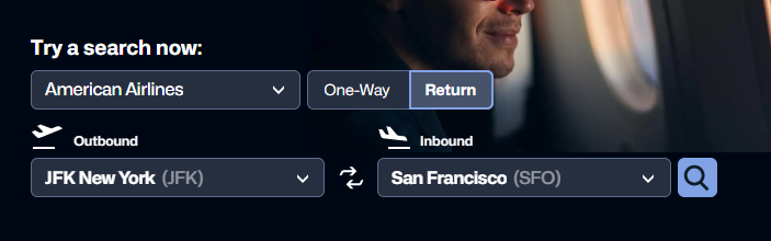 SeatSpy search box SeatSpy search bar