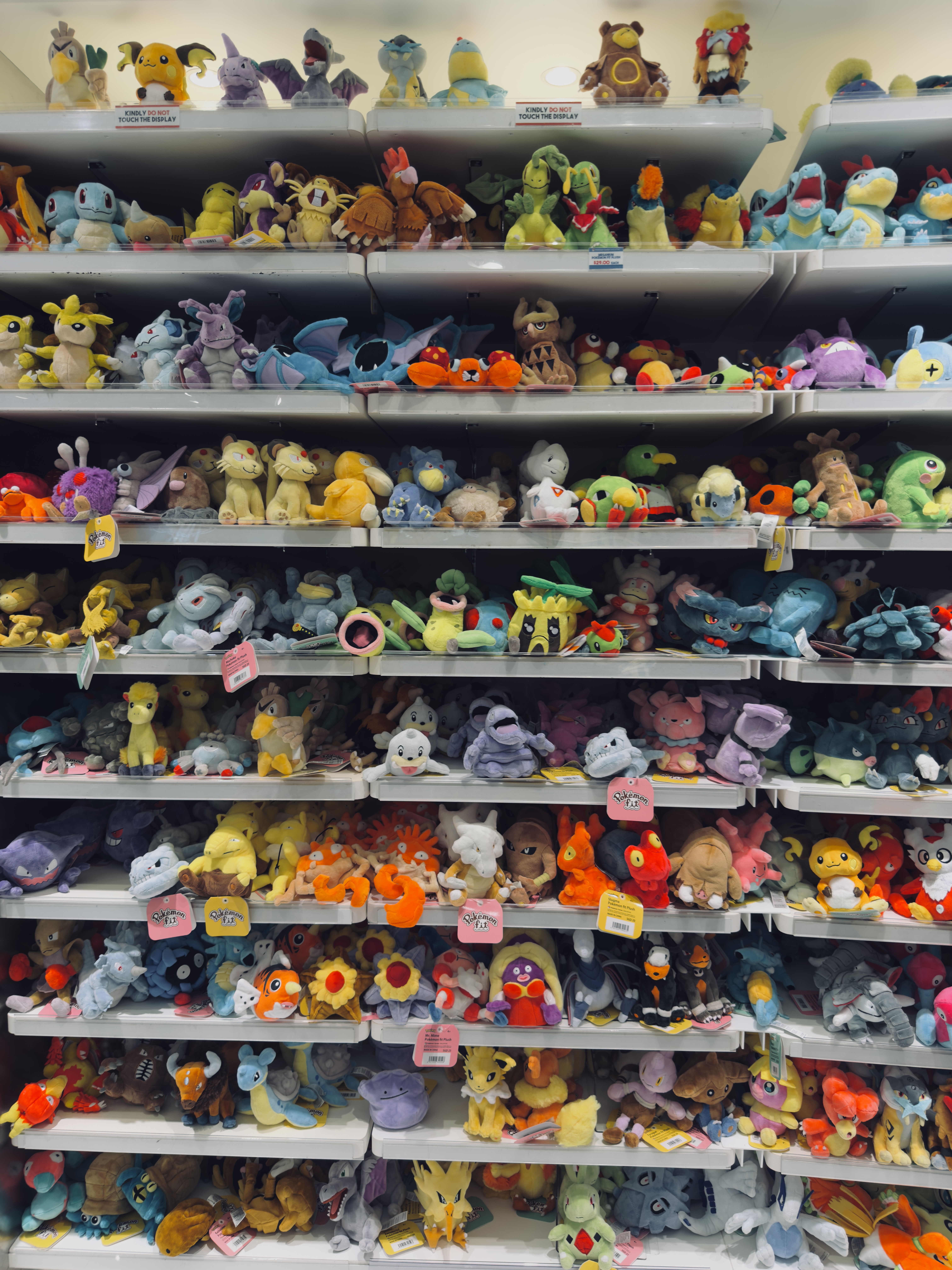 Singapore Changi Airport Pokemon Center dolls