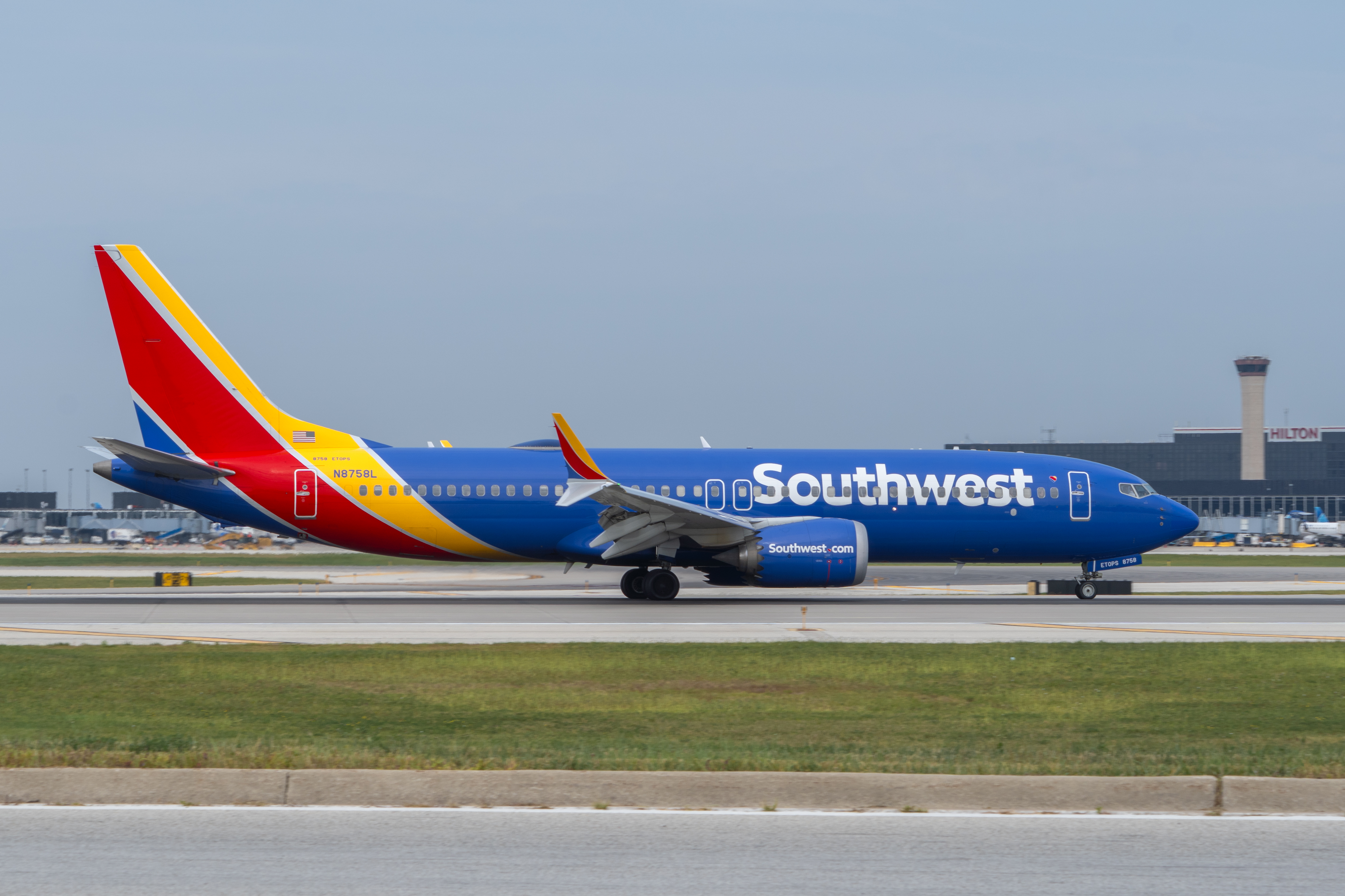 Southwest Airlines Boeing 737 Max 8 ORD Southwest 737 8 ORD