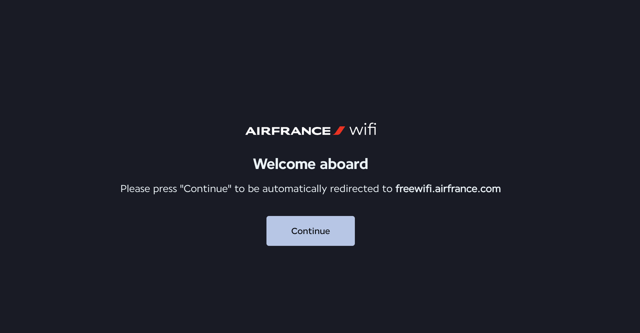 Air France Starlink step 1 Air France Starlink step 1