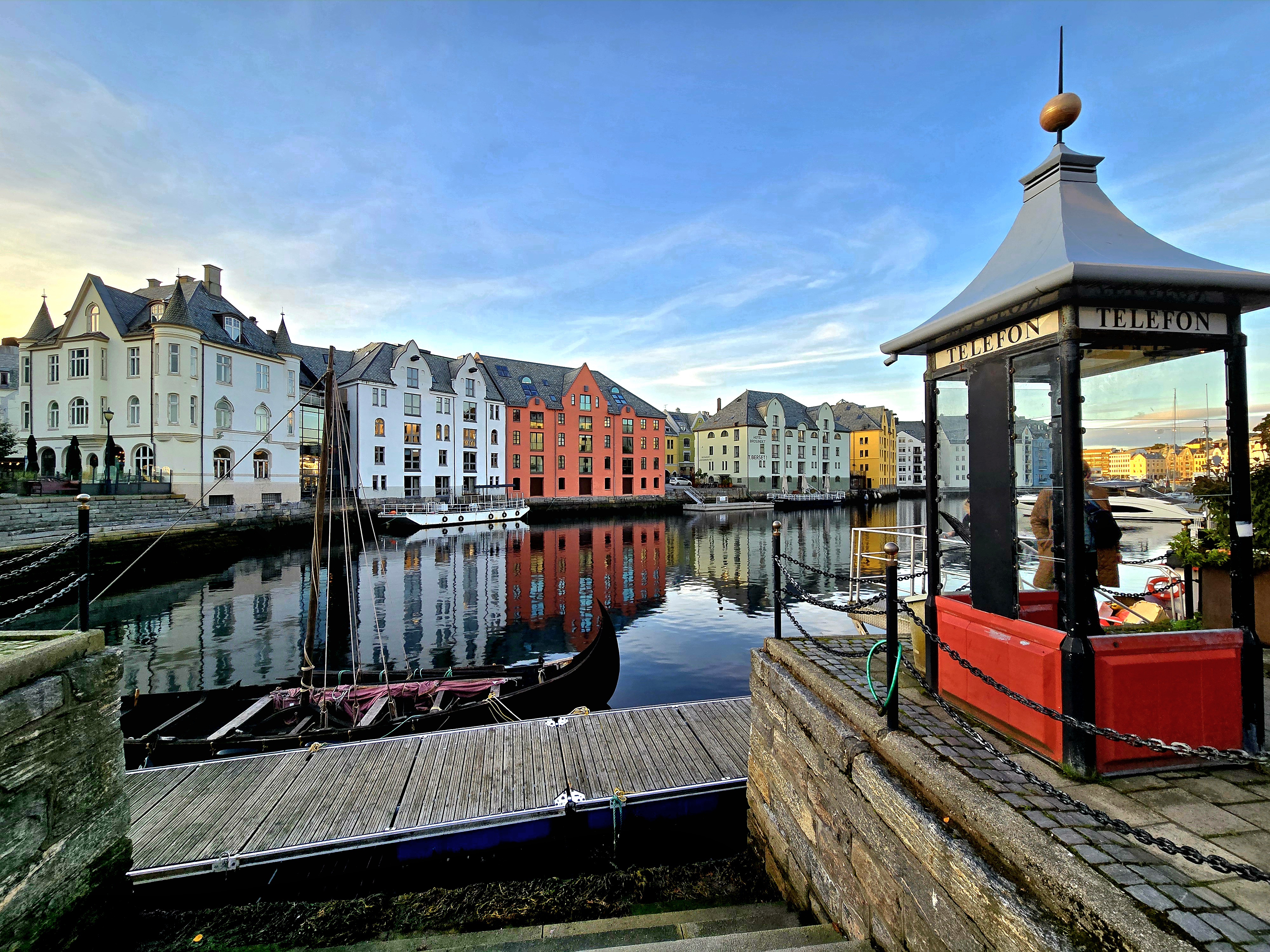 Alesund Norway Canal View