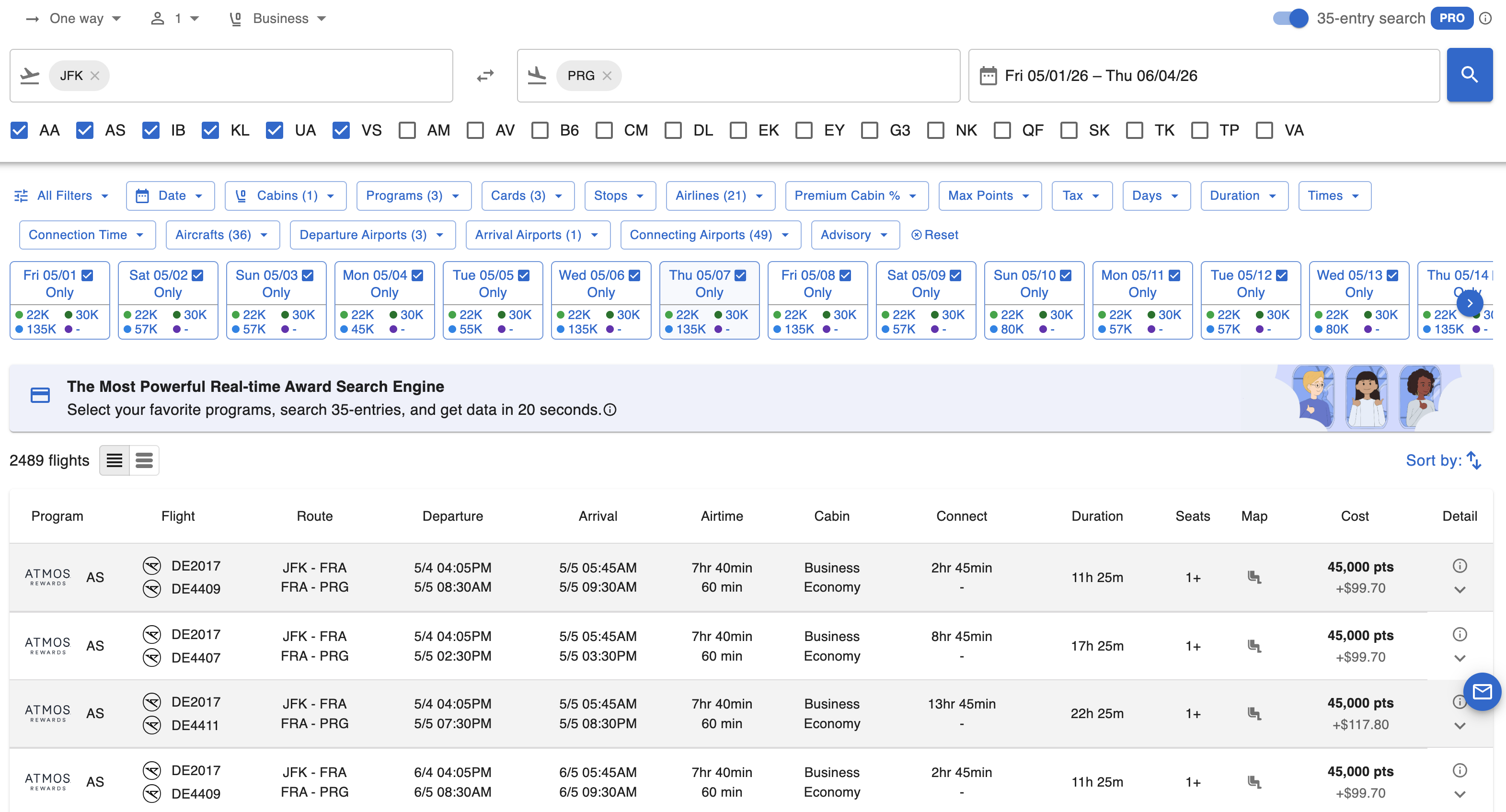 Award Tool Mega Search