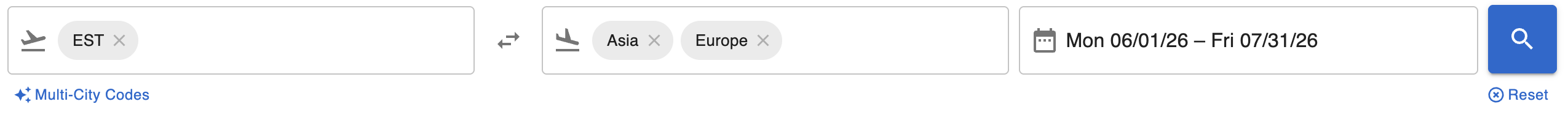 Award Tool Panorama Search Bar