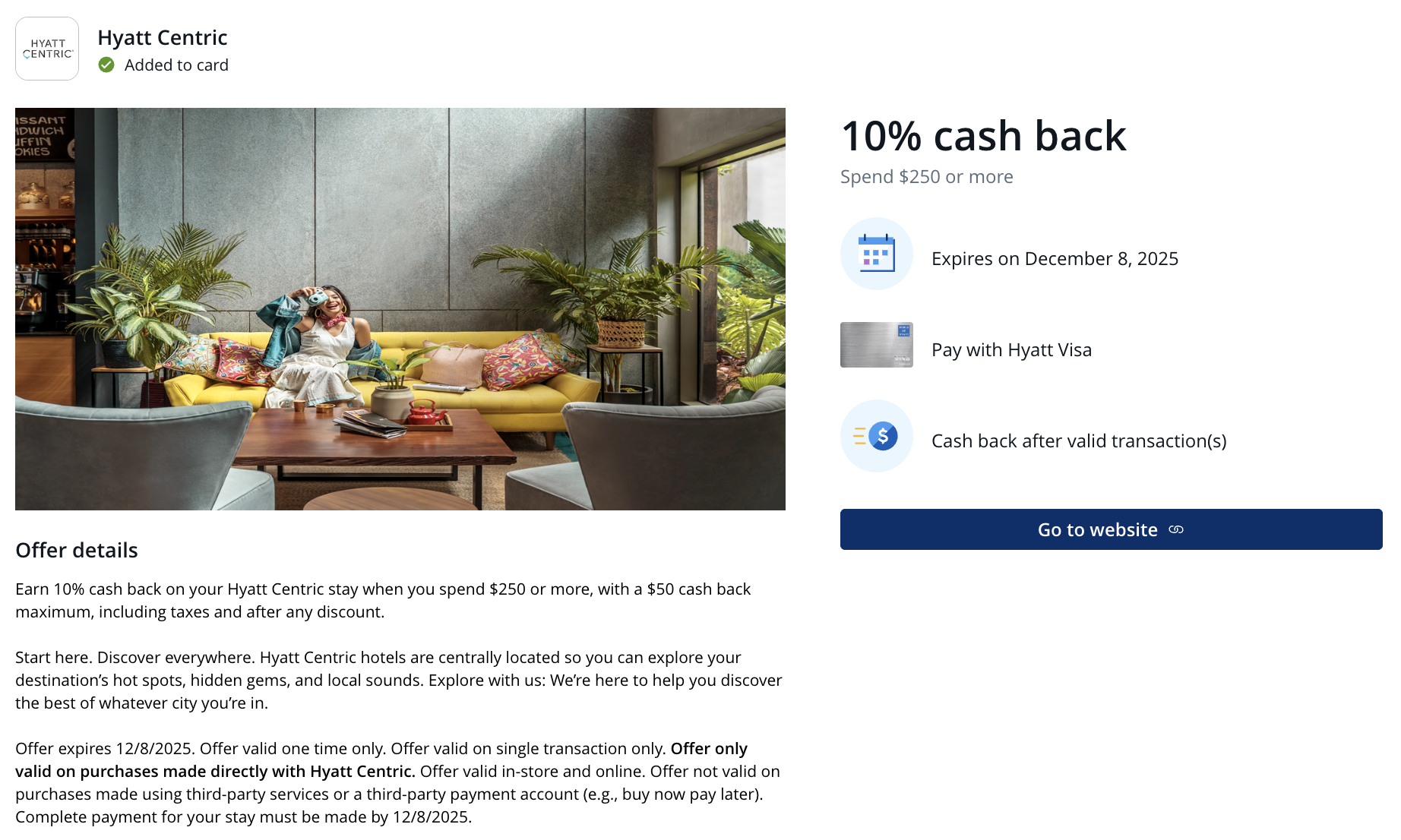 Chase Offer Hyatt Centric October 2025 Chase Offer Hyatt Centric October 2025