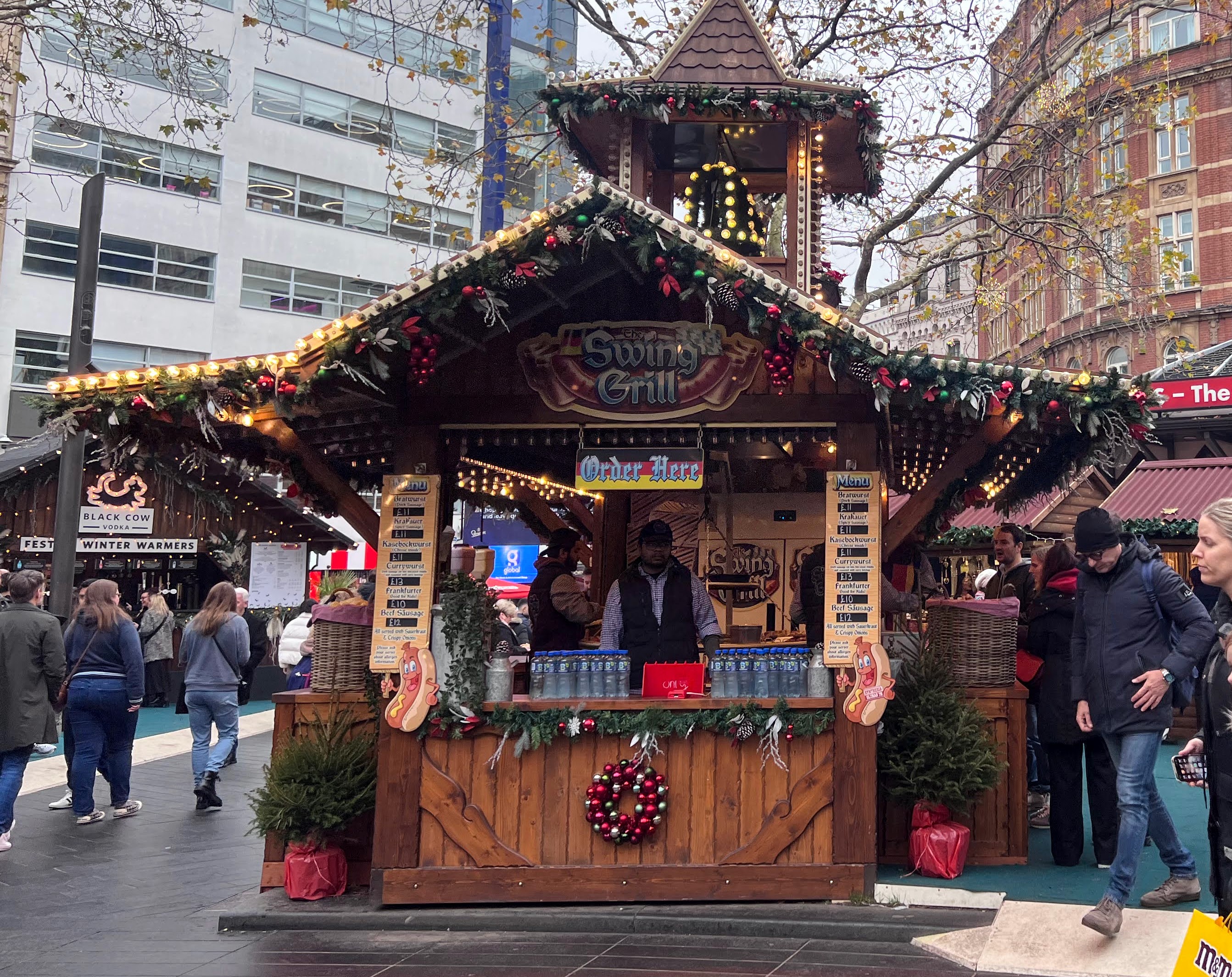 Christmas market in London