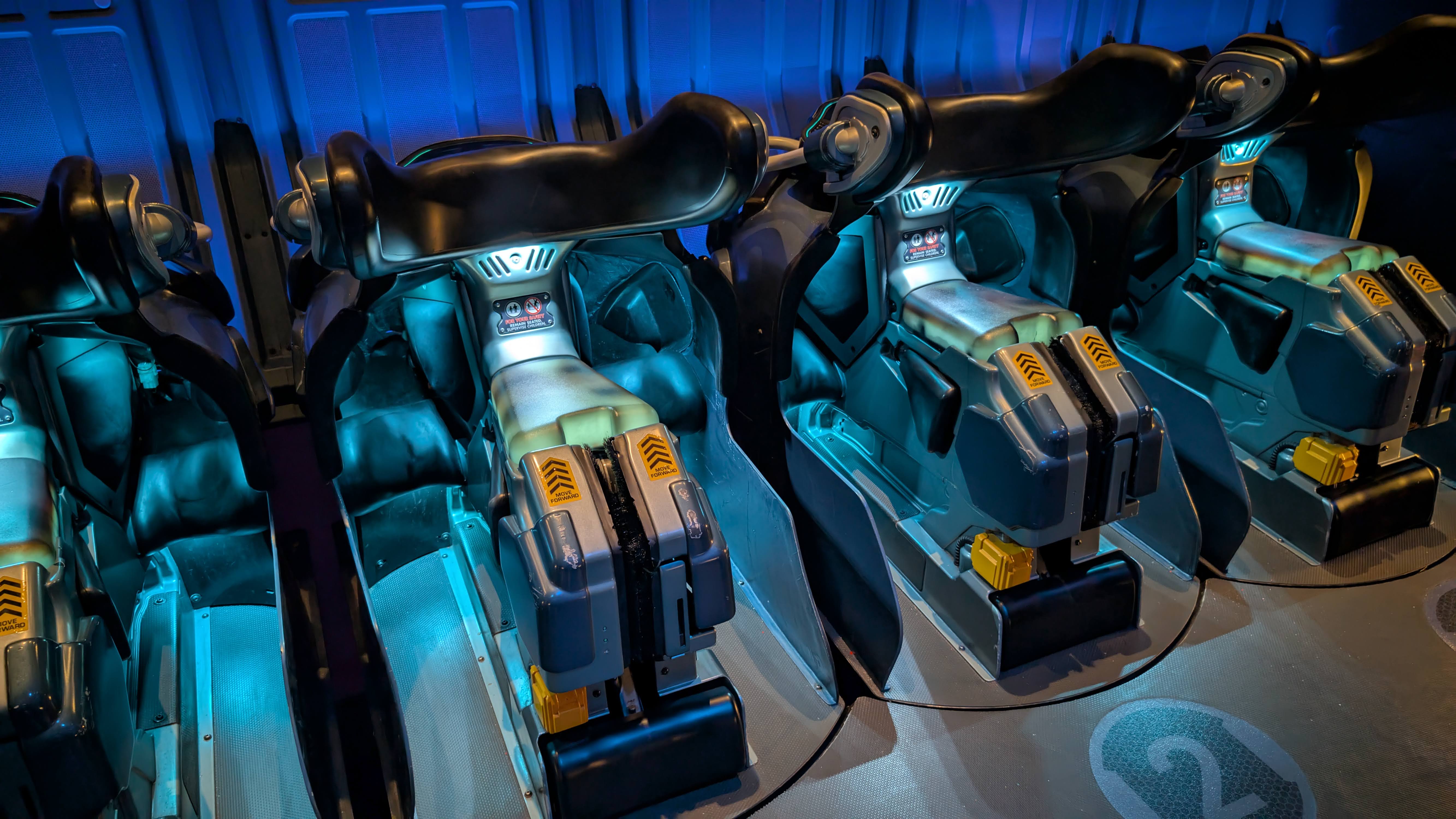 Disney World Flight of Passage bike seat