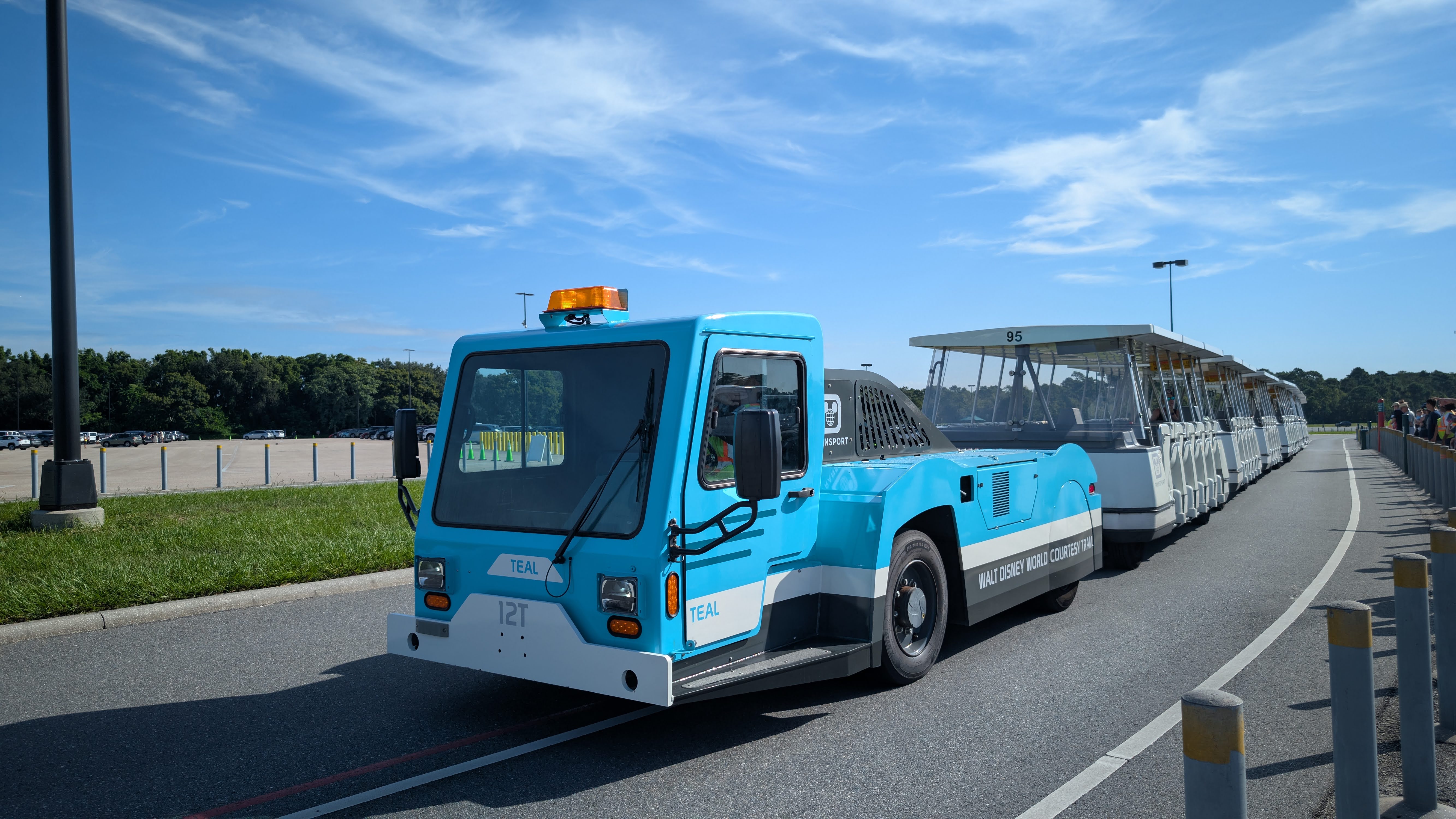 Disney World parking tram Disney World parking tram