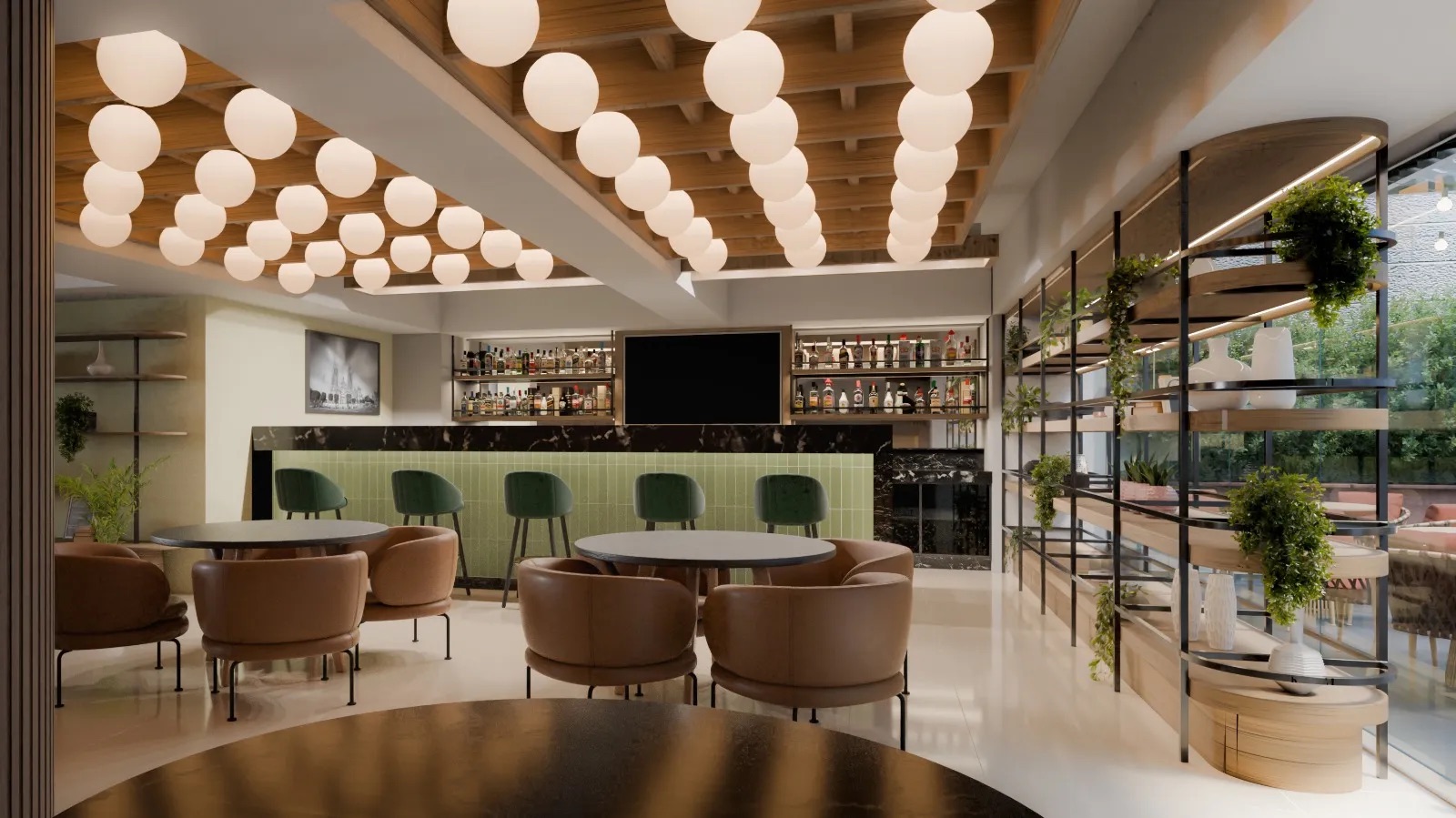 Hilton Garden Inn Mexico City Polanco Bar Rendering Hilton Garden Inn Mexico City Polanco Bar Rendering