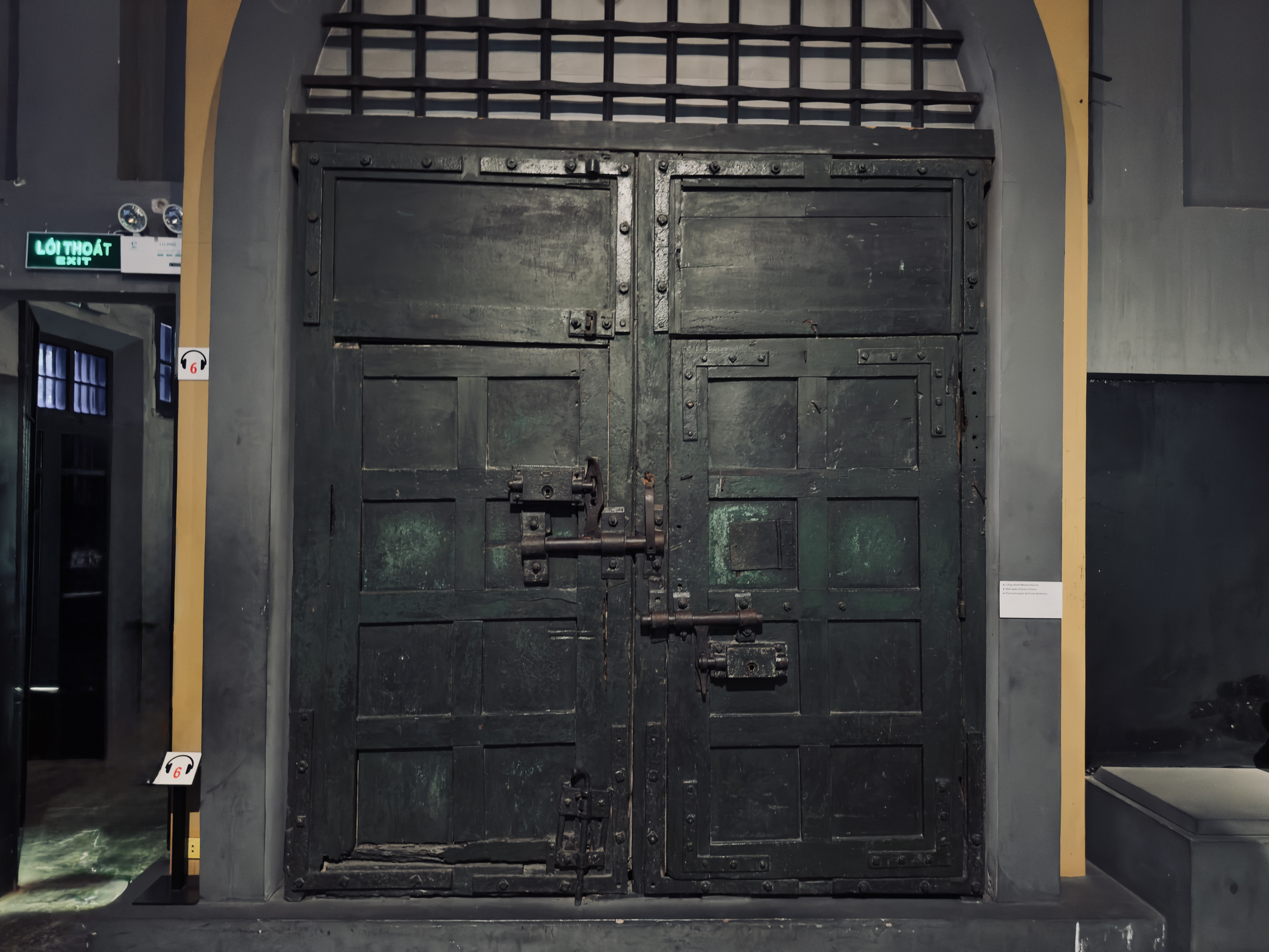 Hoa Lo Prison solitary confinement cell