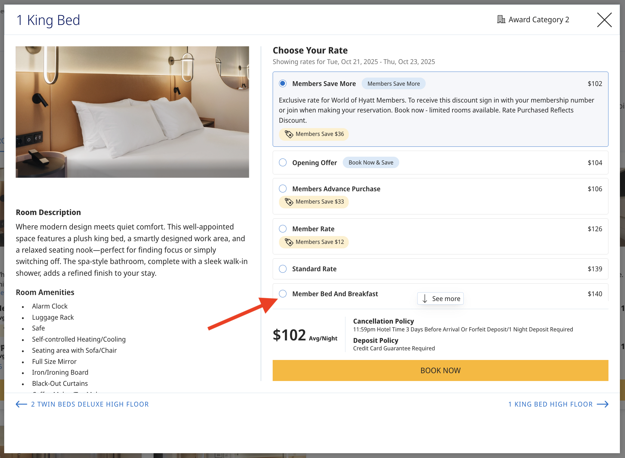 Hyatt Place Tallinn breakfast rate
