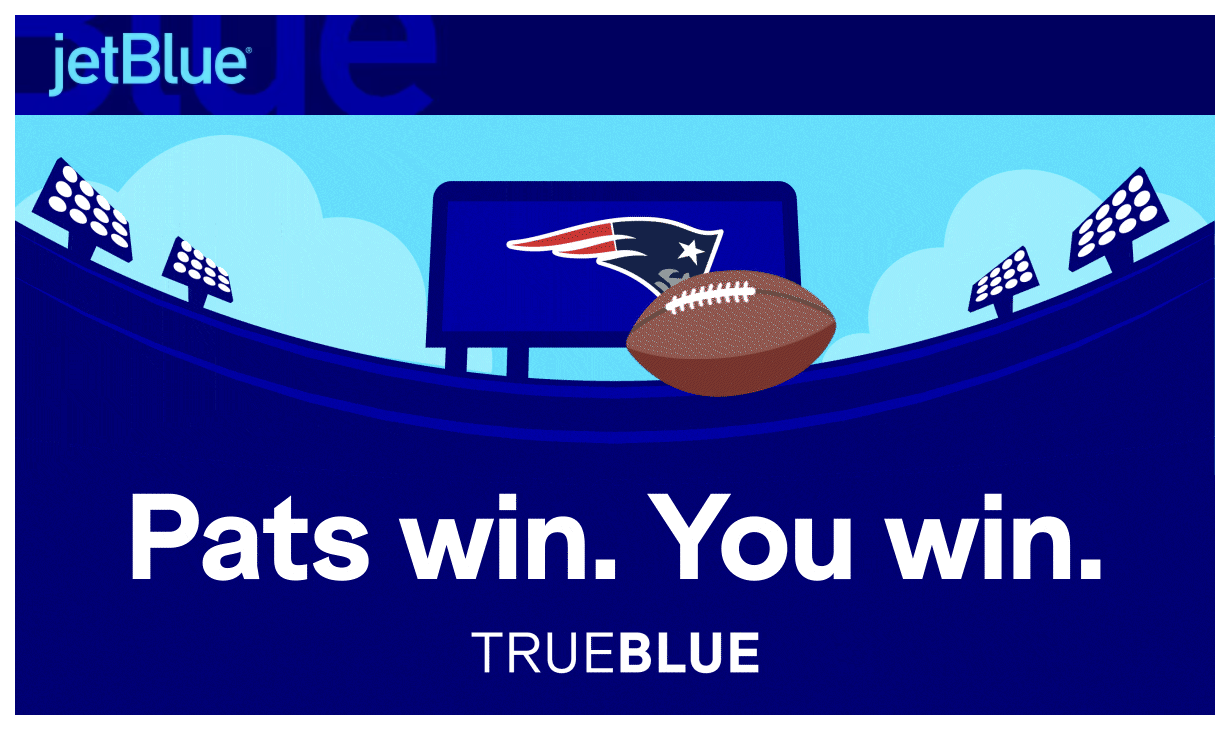JetBlue Patriots 250 bonus points JetBlue Patriots 250 bonus points