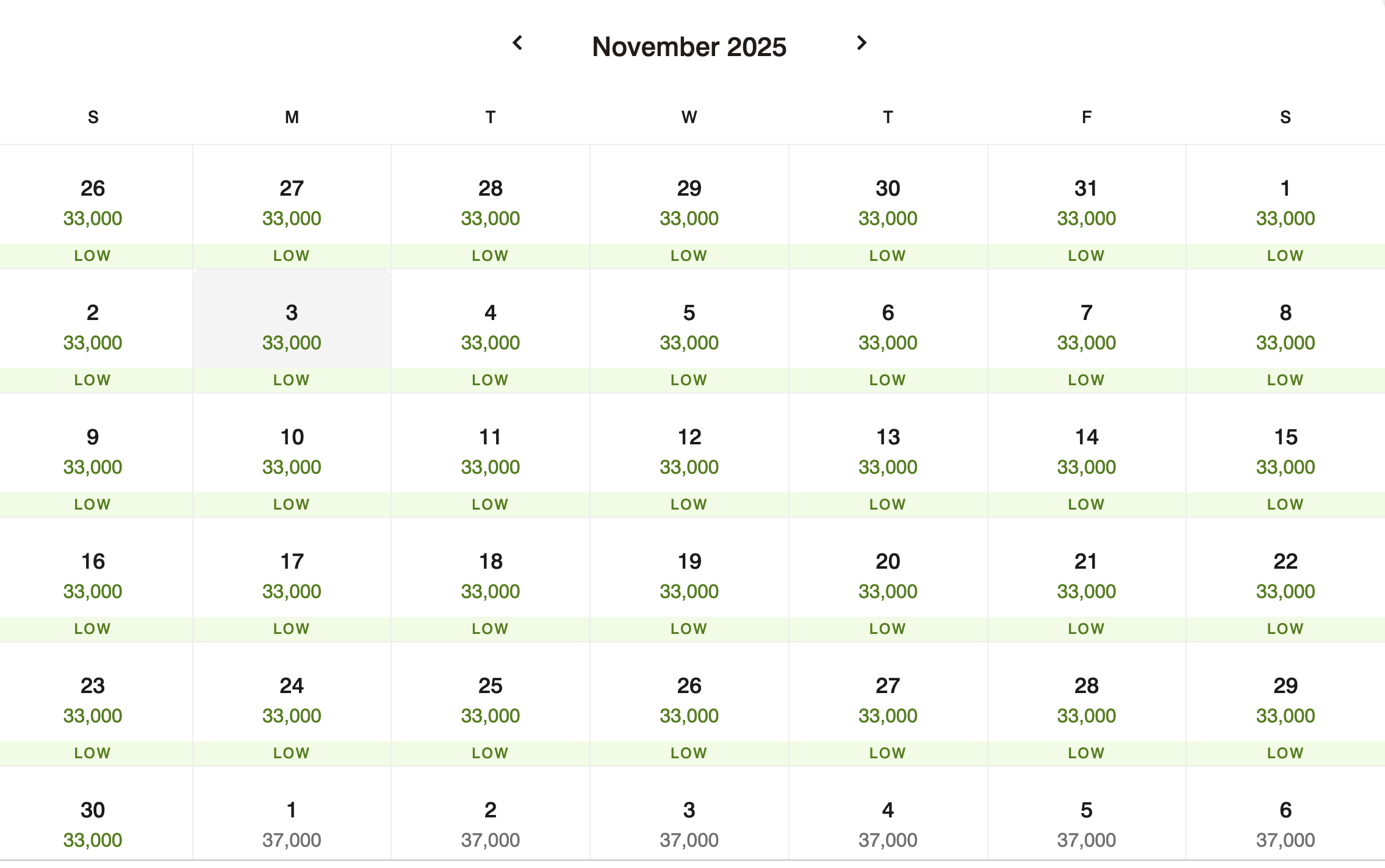 Moxy Tulum Points rates