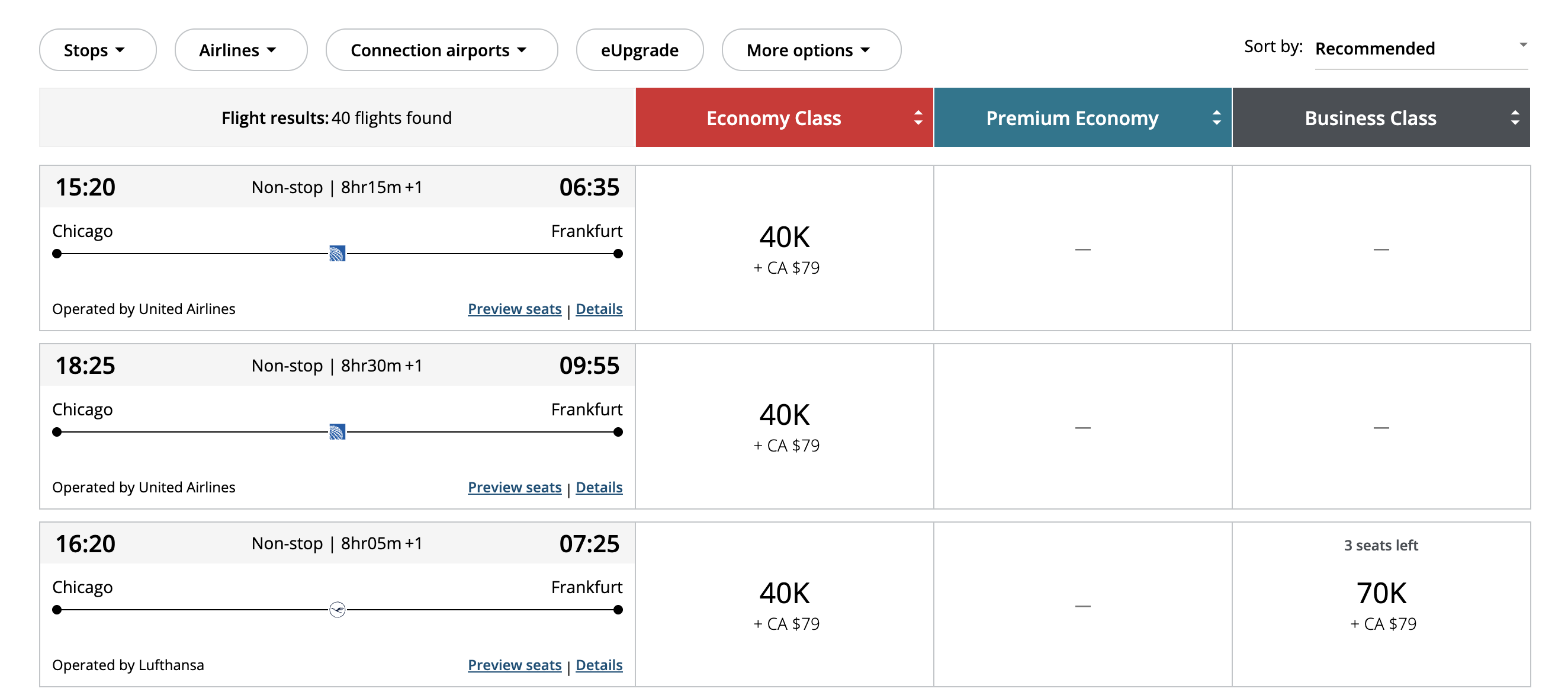 ORD to FRA for 70k Aeroplan points