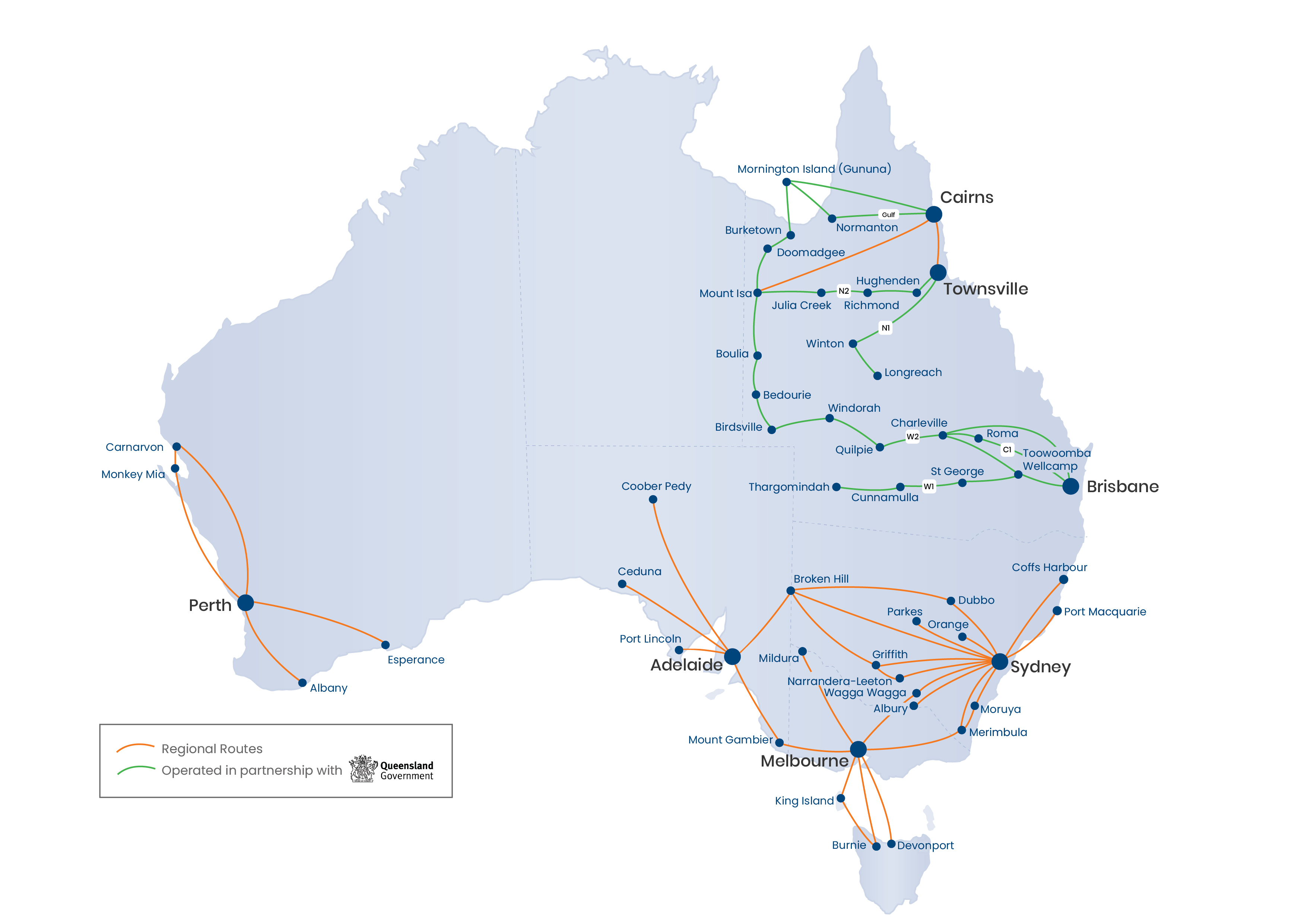 Rex network map Rex network map
