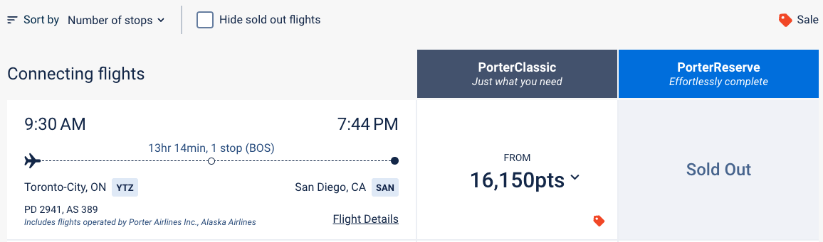 Porter YTZ SAN