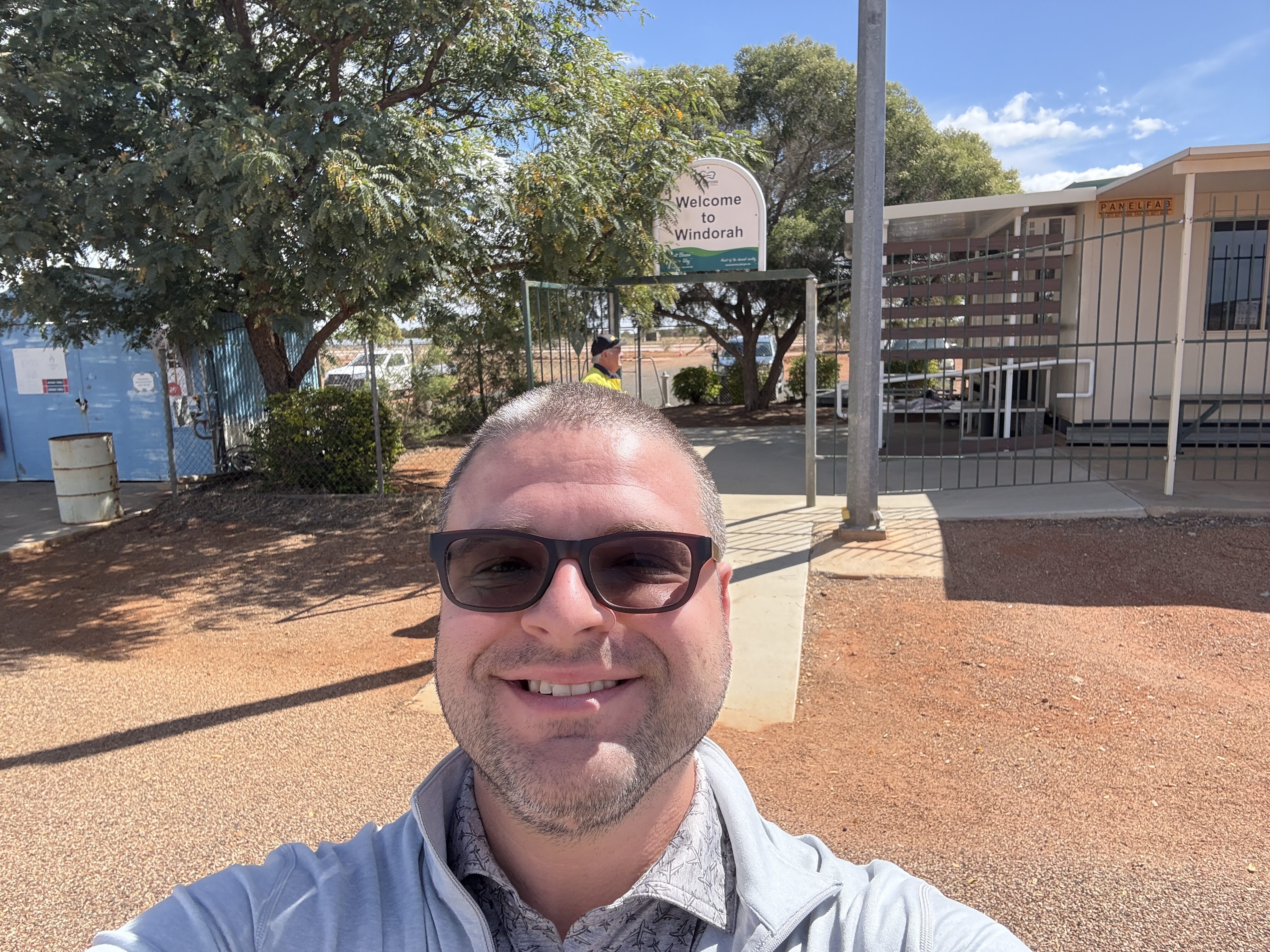 Selfie at Windorah Selfie at Windorah