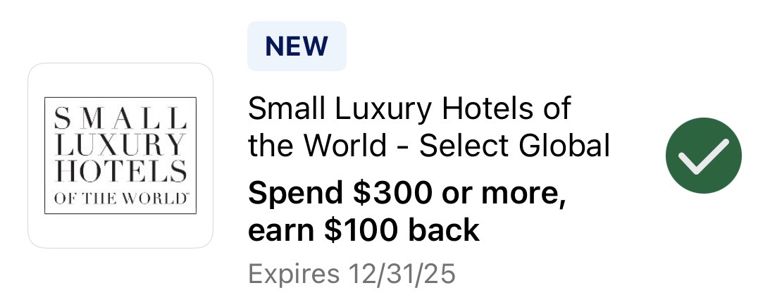 SLH Amex Offer