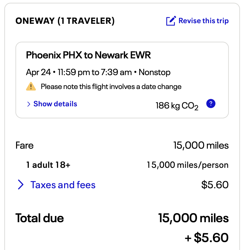 United Award Flight Pricing Phoenix to Newark United Award Flight Pricing Phoenix to Newark
