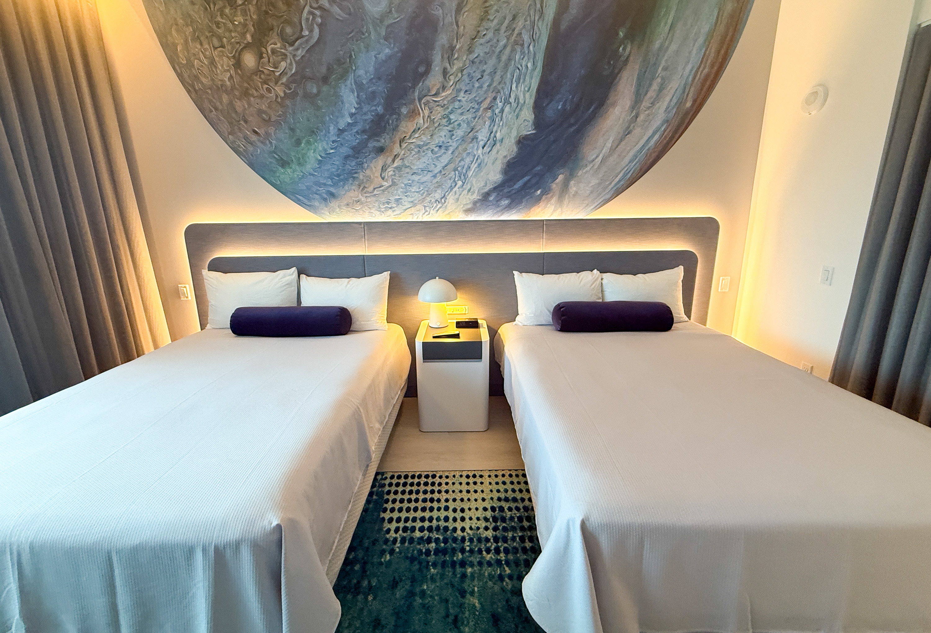 Universal Terra Luna Hotel beds Epic Universe Image Credit Chris Hassan