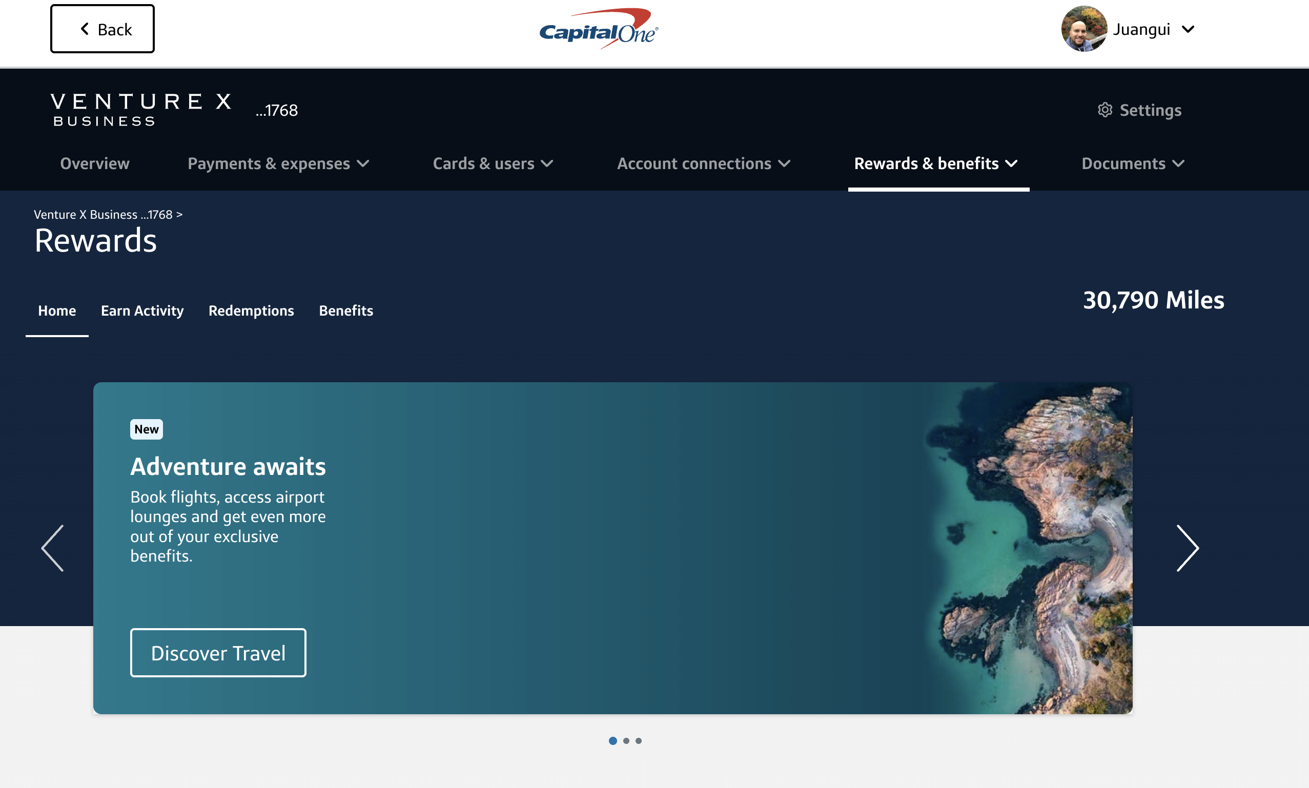 Venture Rewards Travel Portal Homepage Venture Rewards Travel Portal Homepage