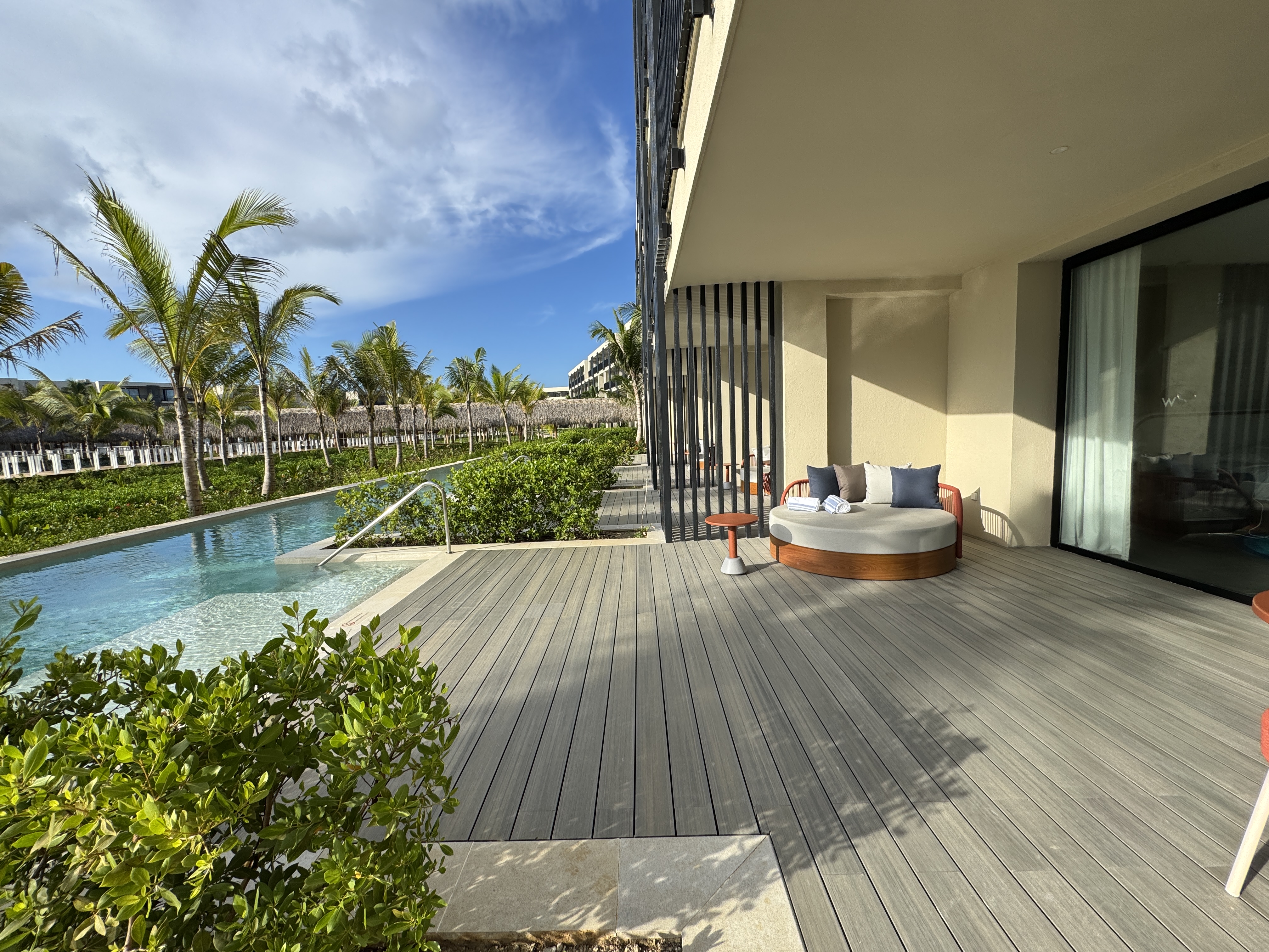 W Punta Cana Patio deck W Punta Cana Patio deck