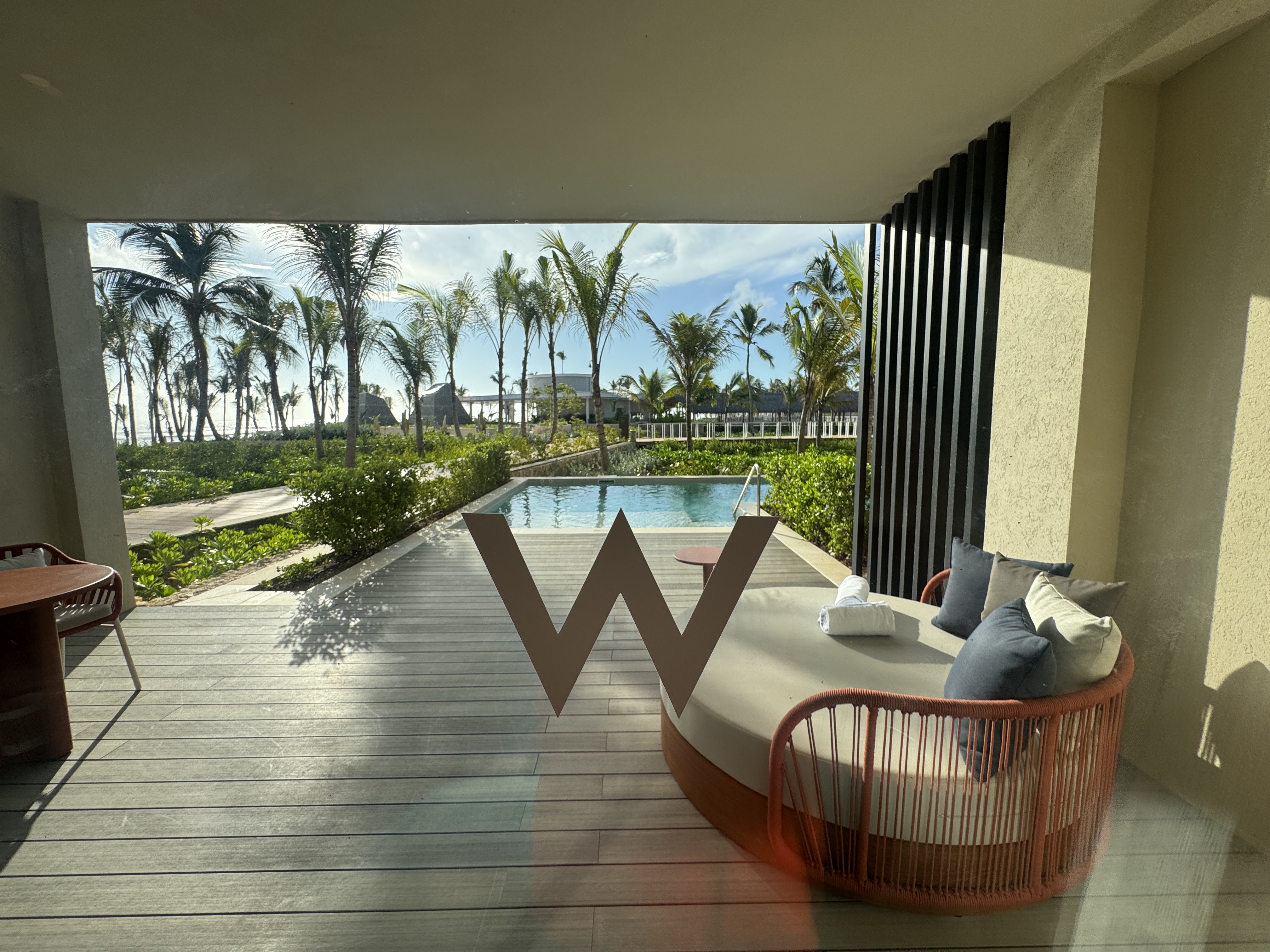 W Punta Cana my patio deck W Punta Cana my patio deck