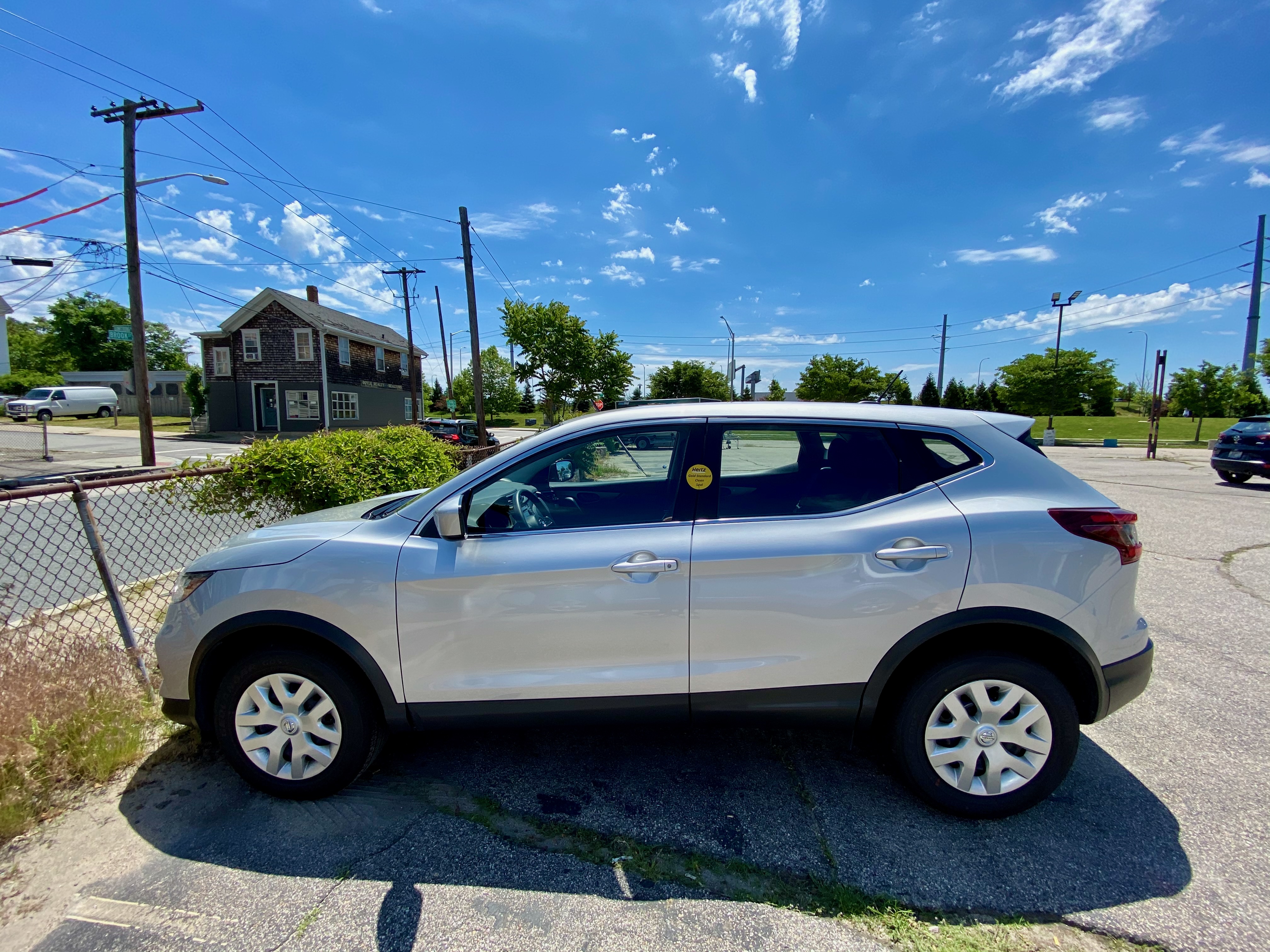A Nissan Rogue rental car A Nissan Rogue rental car