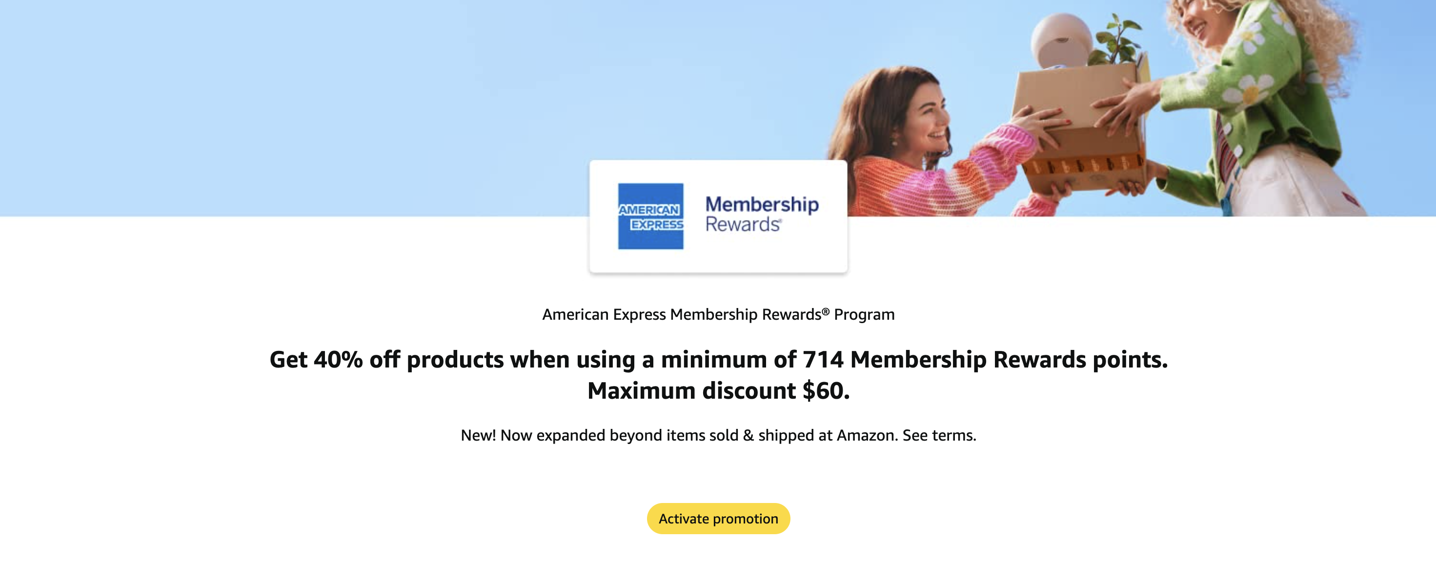 Amazon discount Amex points November 2025