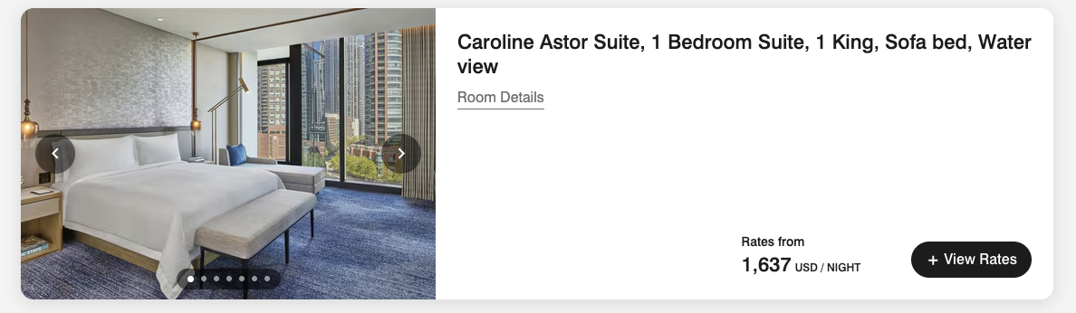 Caroline Astor Suite St. Regis Chicago Caroline Astor Suite St. Regis Chicago