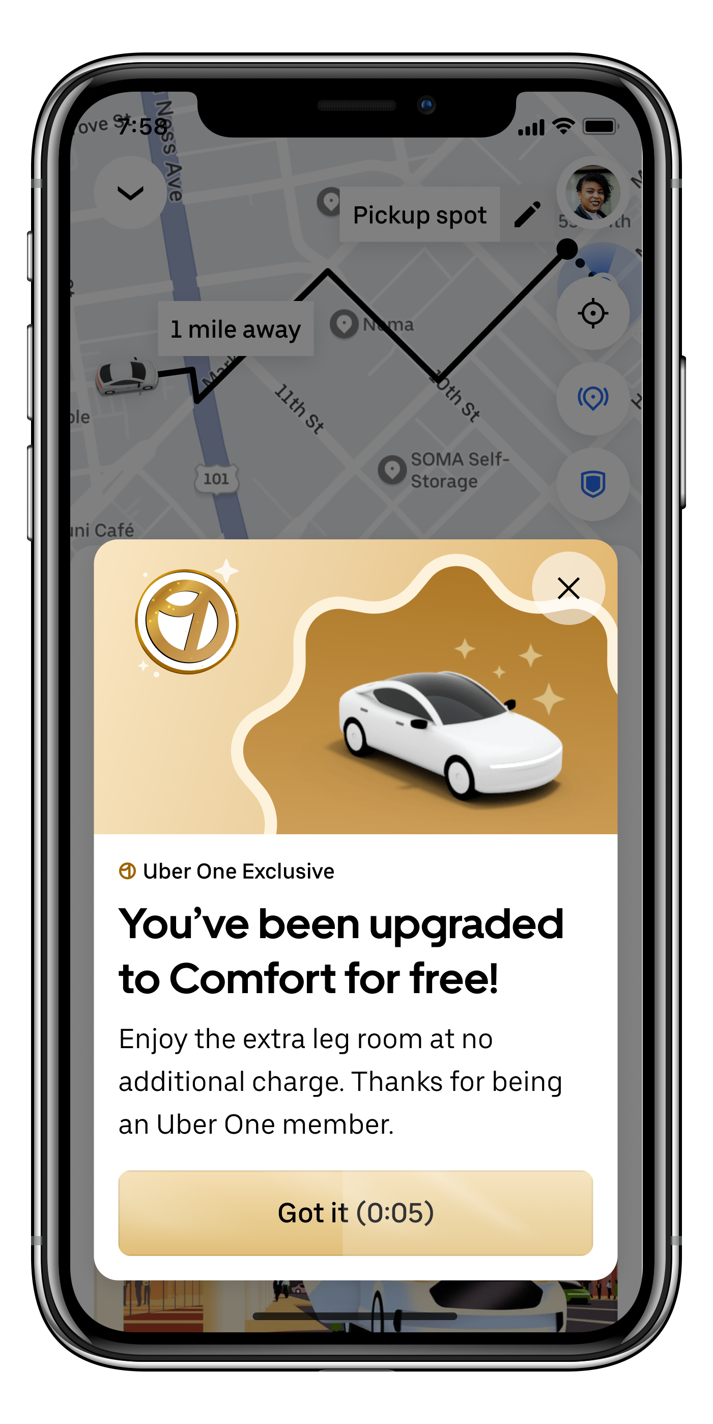 Complimentary Upgrades Complimentary Upgrades Uber app