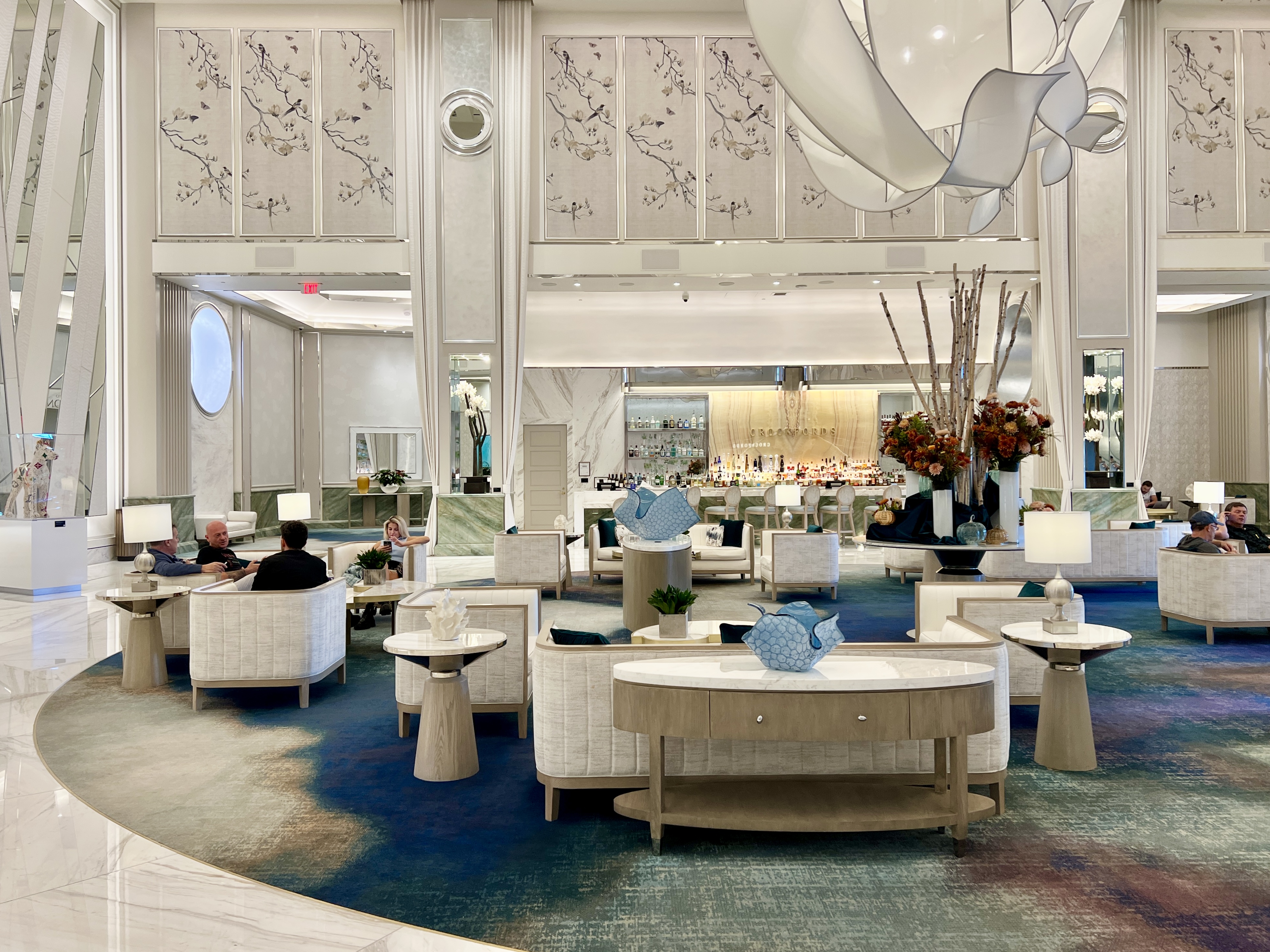 Waldorf Astoria Dubai Palm Jumeirah Crockfords Las Vegas Lobby