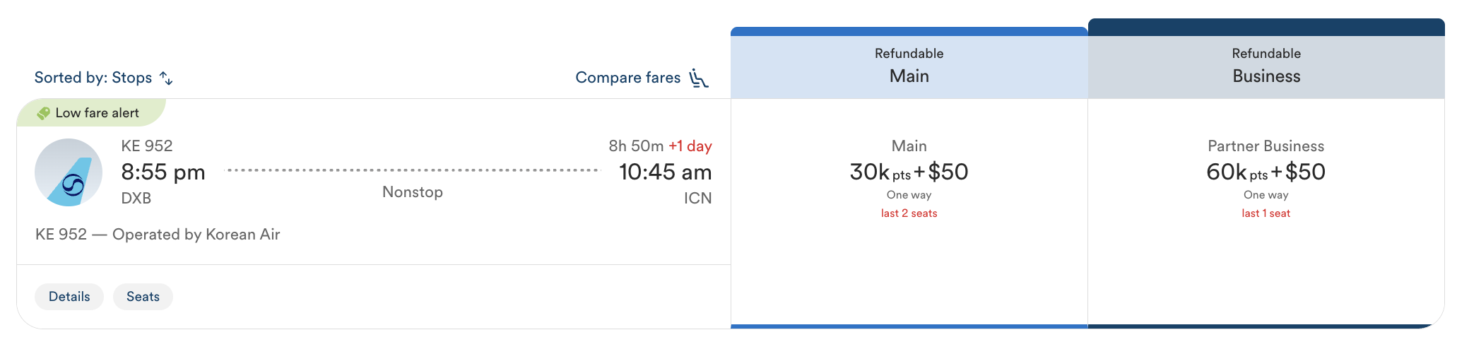DXB ICN Alaska Atmos redemption DXB ICN Alaska Atmos redemption
