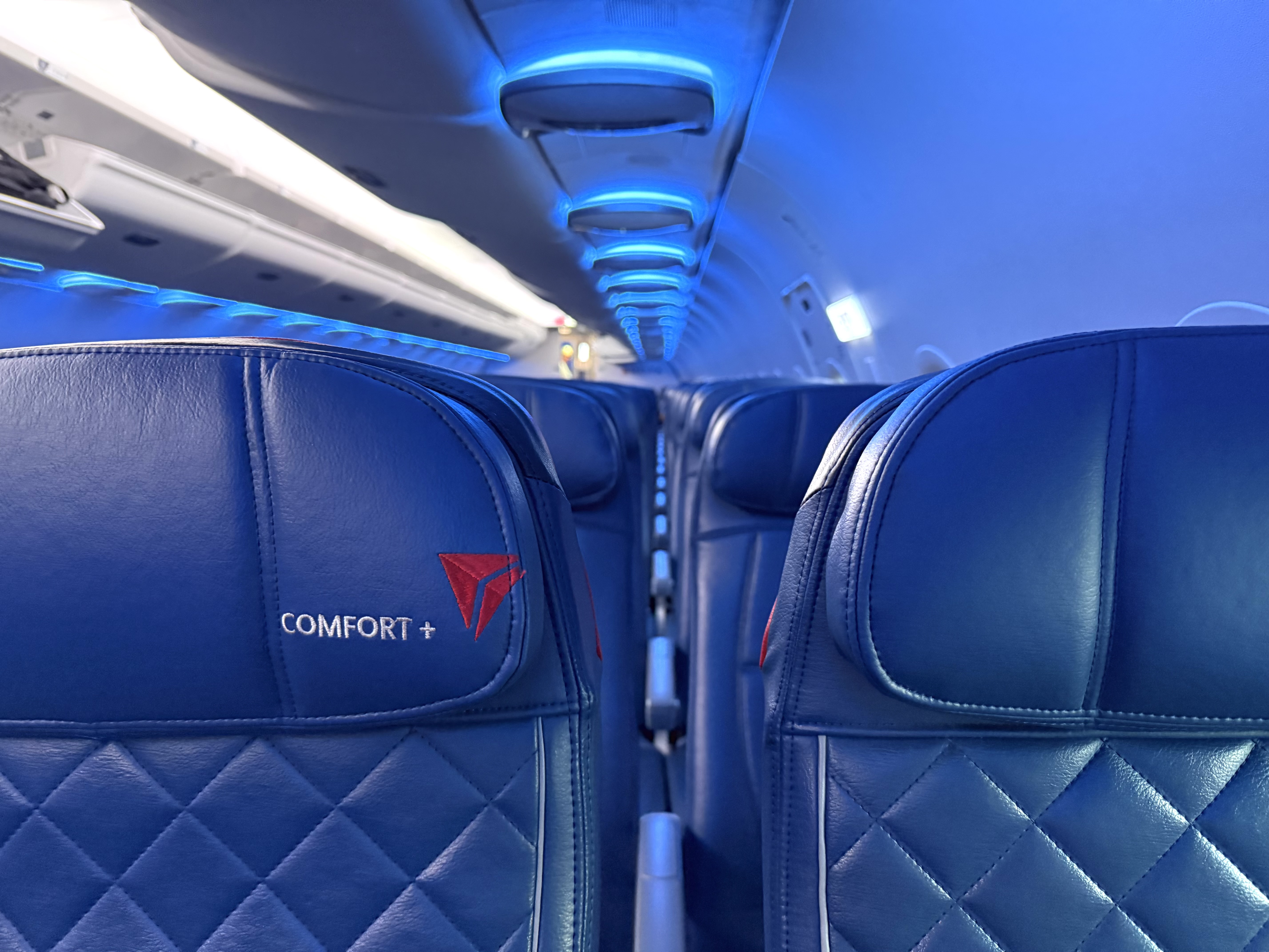 Delta Air Lines Boeing 737 900 Comfort Plus Delta Comfort Plus seats on an Airbus A319