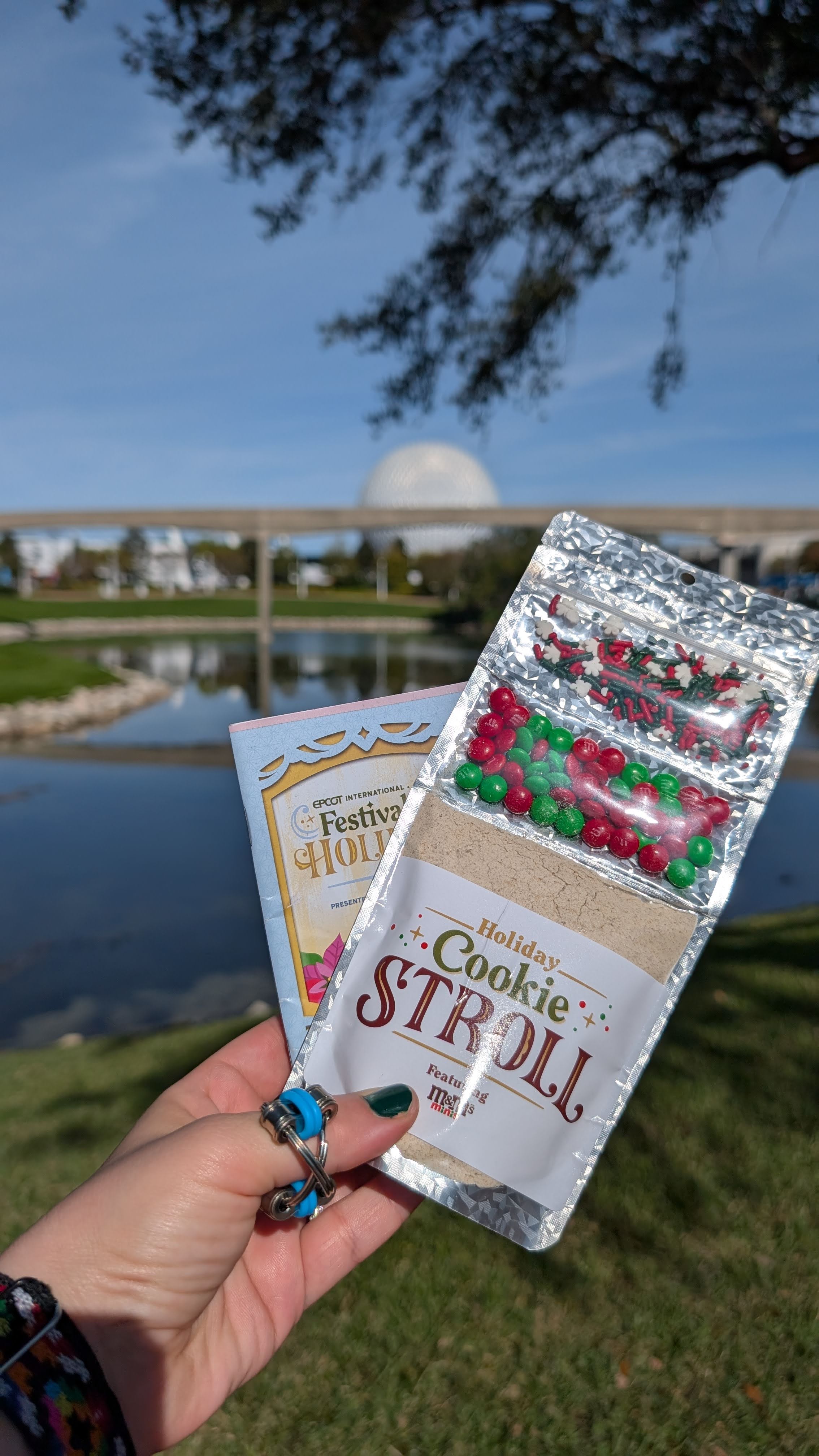EPCOT Festival of the Holidays 2024 cookie stroll completer treat EPCOT Festival of the Holidays 2024 cookie stroll completer treat