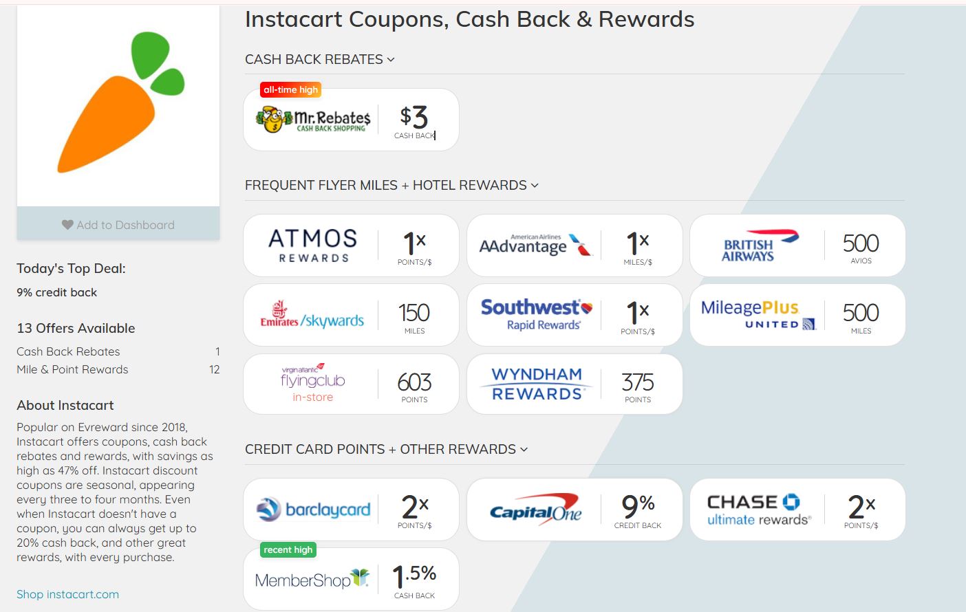 EVreward