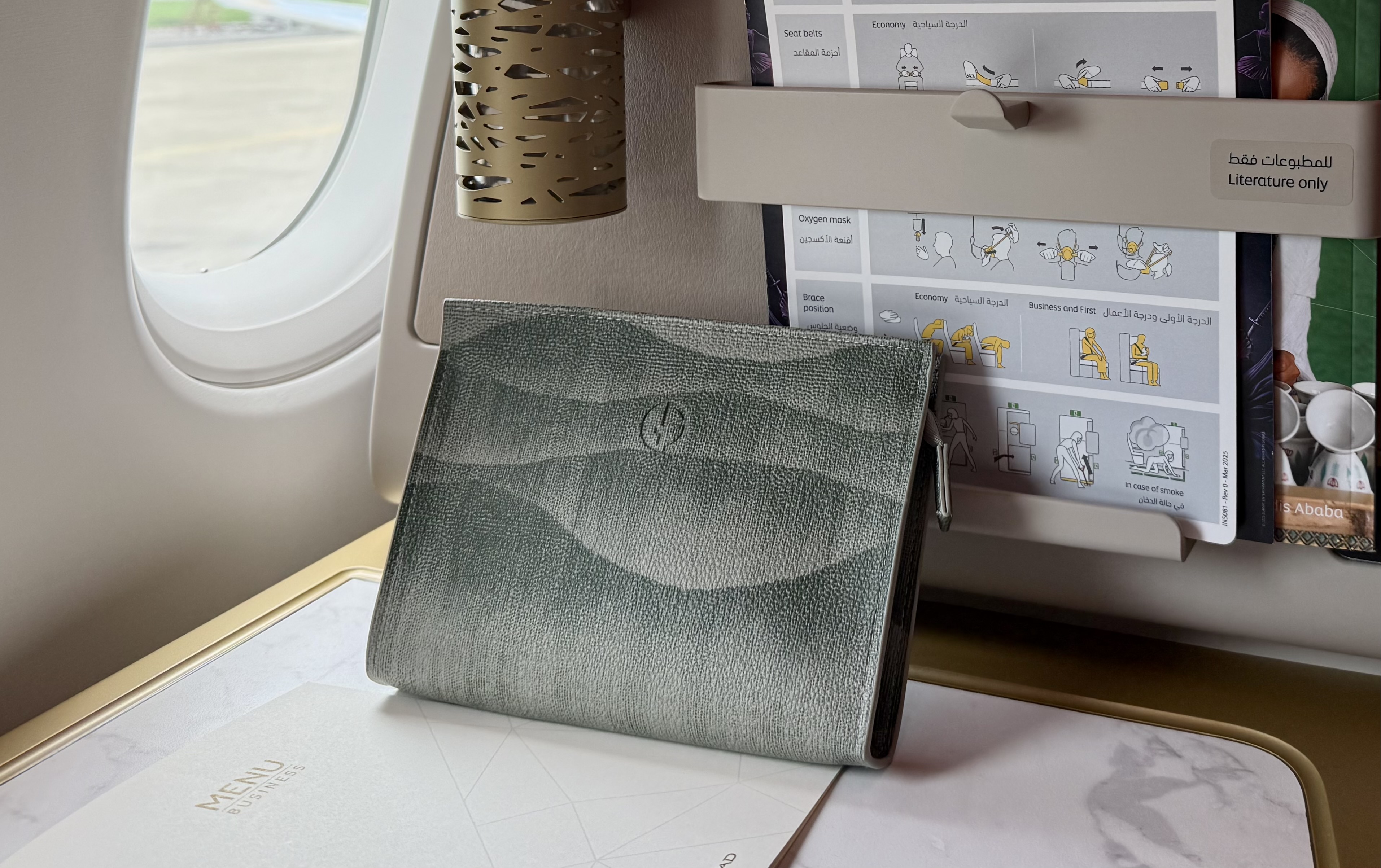 Etihad Airbus A321LR amenity kit