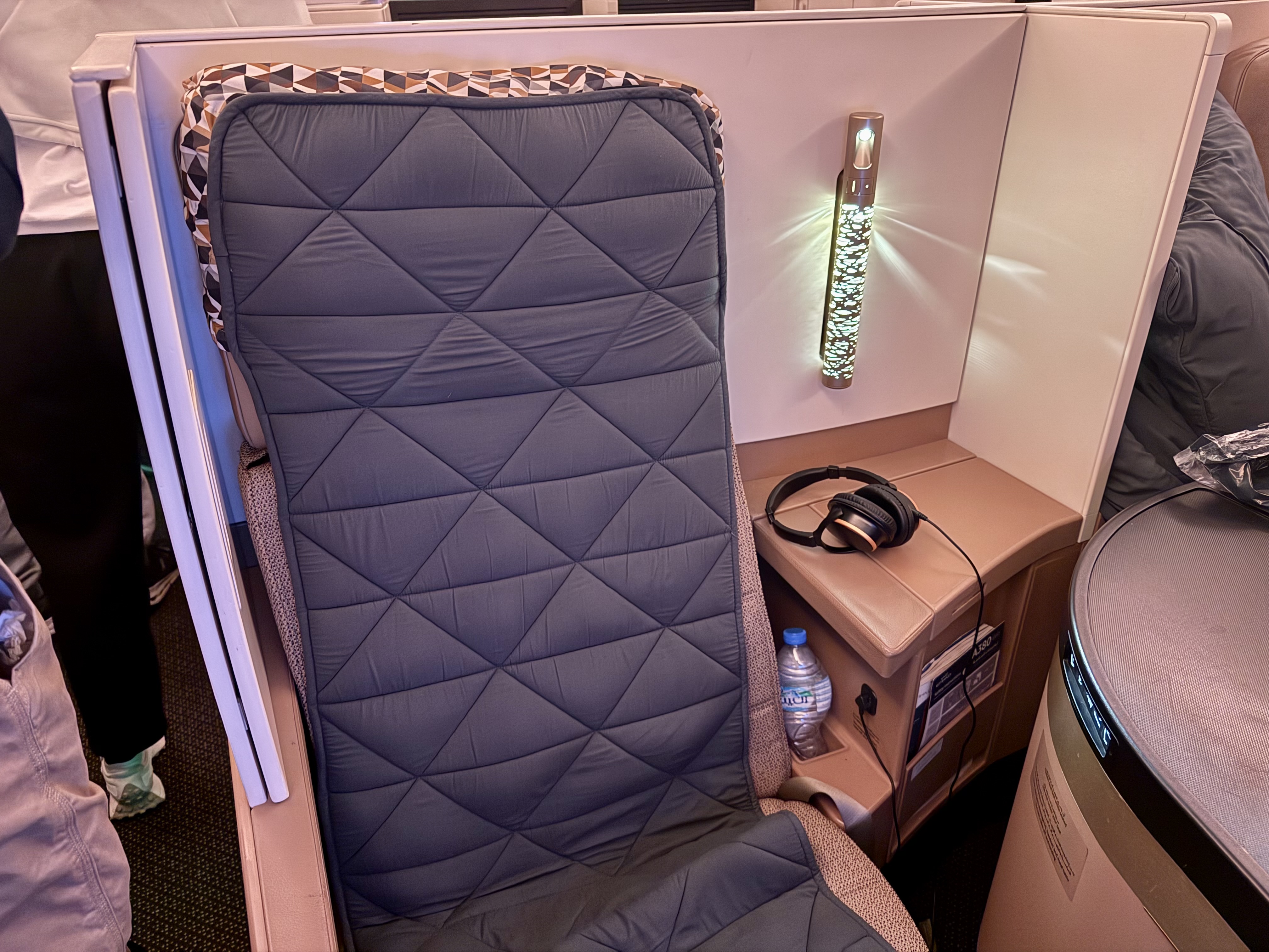 Etihad Business Class mattress topper Etihad Business Class mattress topper