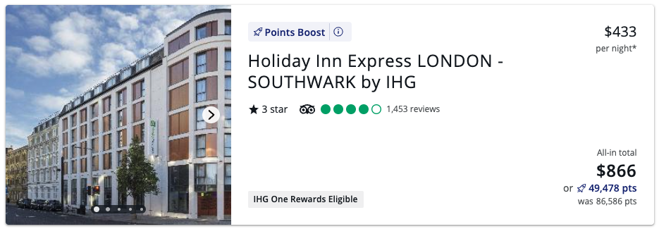Holiday Inn Express London Southwark Points Boost Rates Holiday Inn Express London Southwark Points Boost Rates