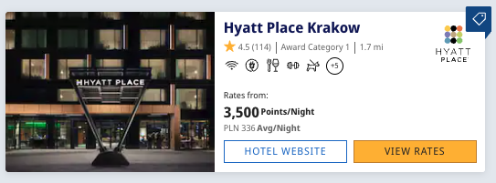 Hyatt Place Krakow Award Price Hyatt Place Krakow Award Price