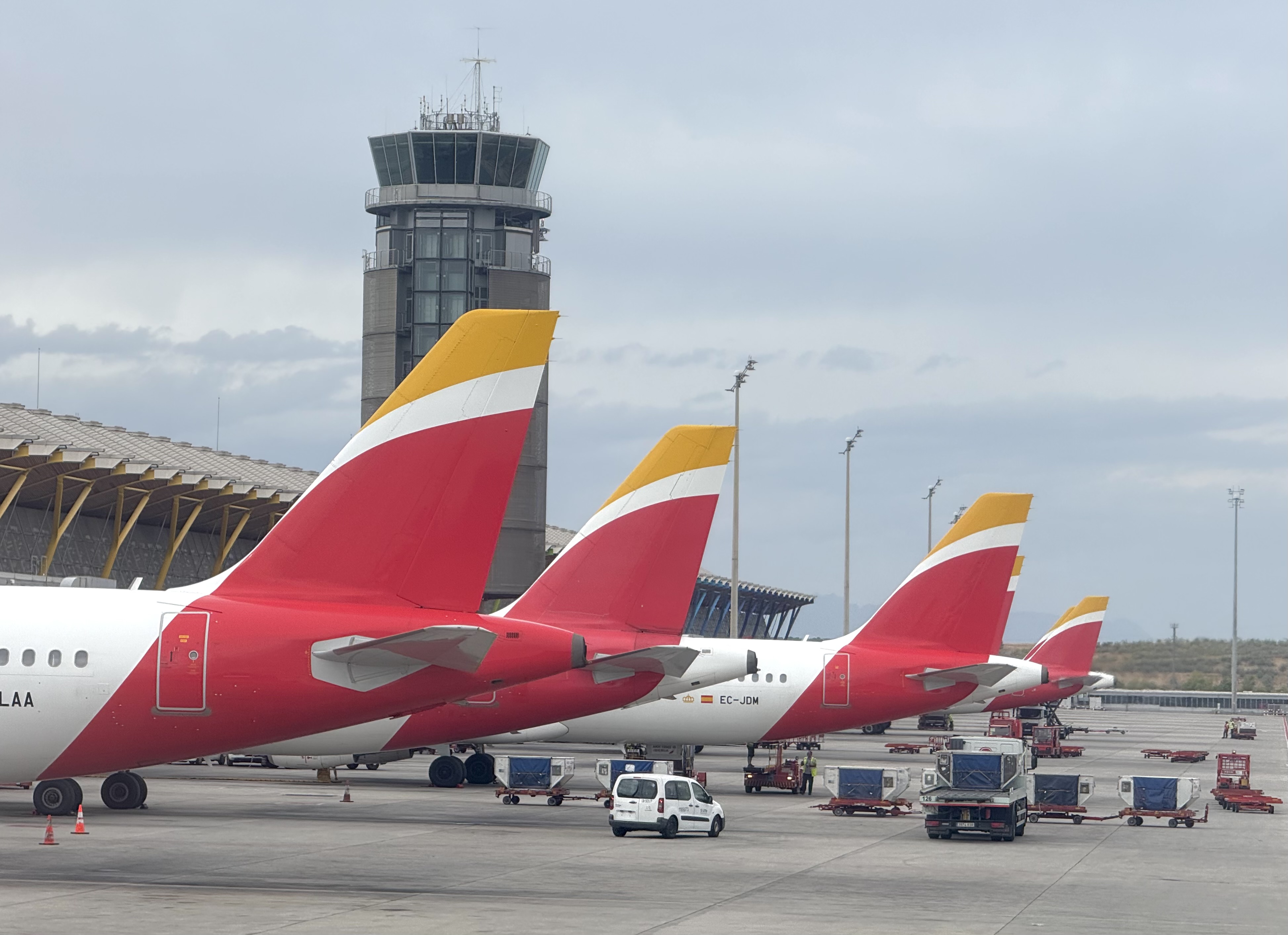 Iberia planes at Madrid Iberia planes at Madrid